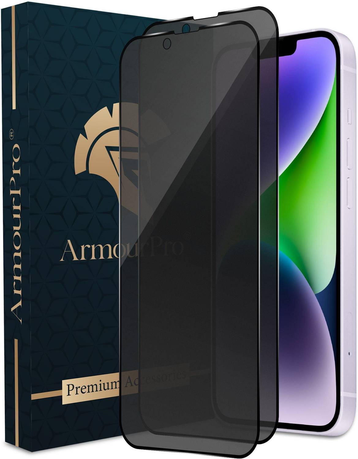 ArmourPro Edge To Edge Tempered Glass for Apple iPhone 14 Plus, i