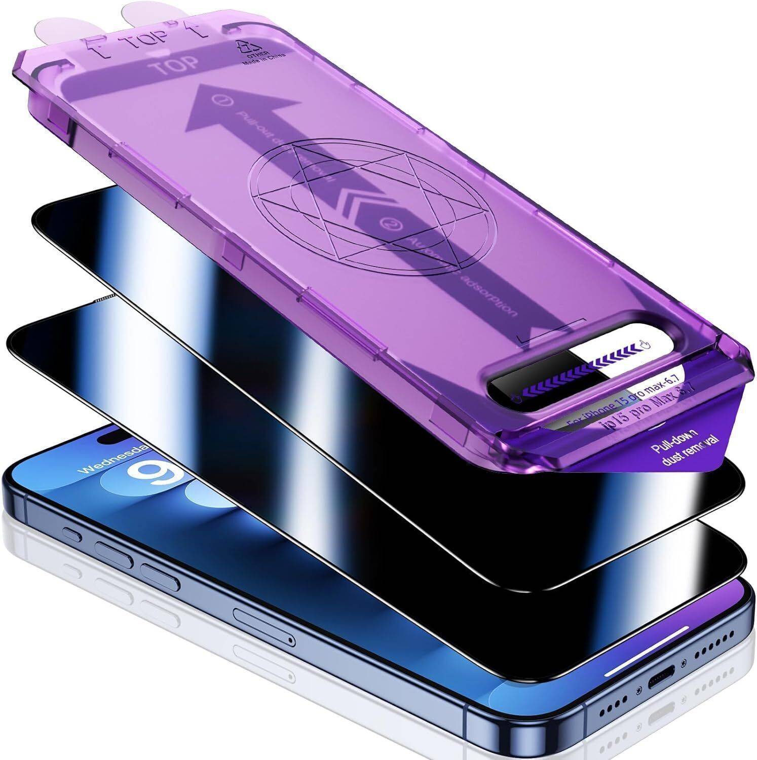 The Signature Edge To Edge Screen Guard for Apple iPhone 15 Pro M