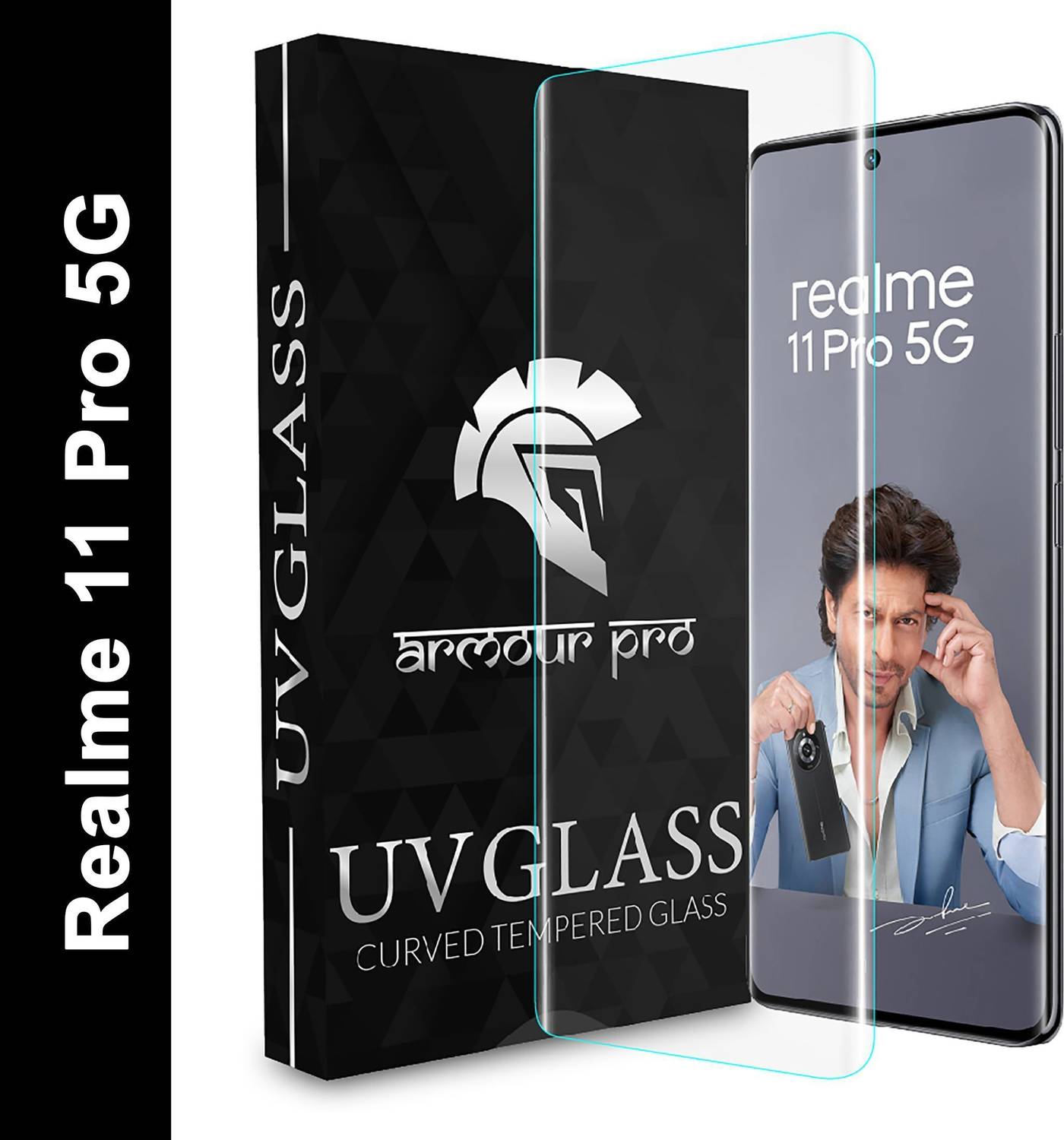 ArmourPro Edge To Edge Tempered Glass for Realme 11 Pro 5G, Realm