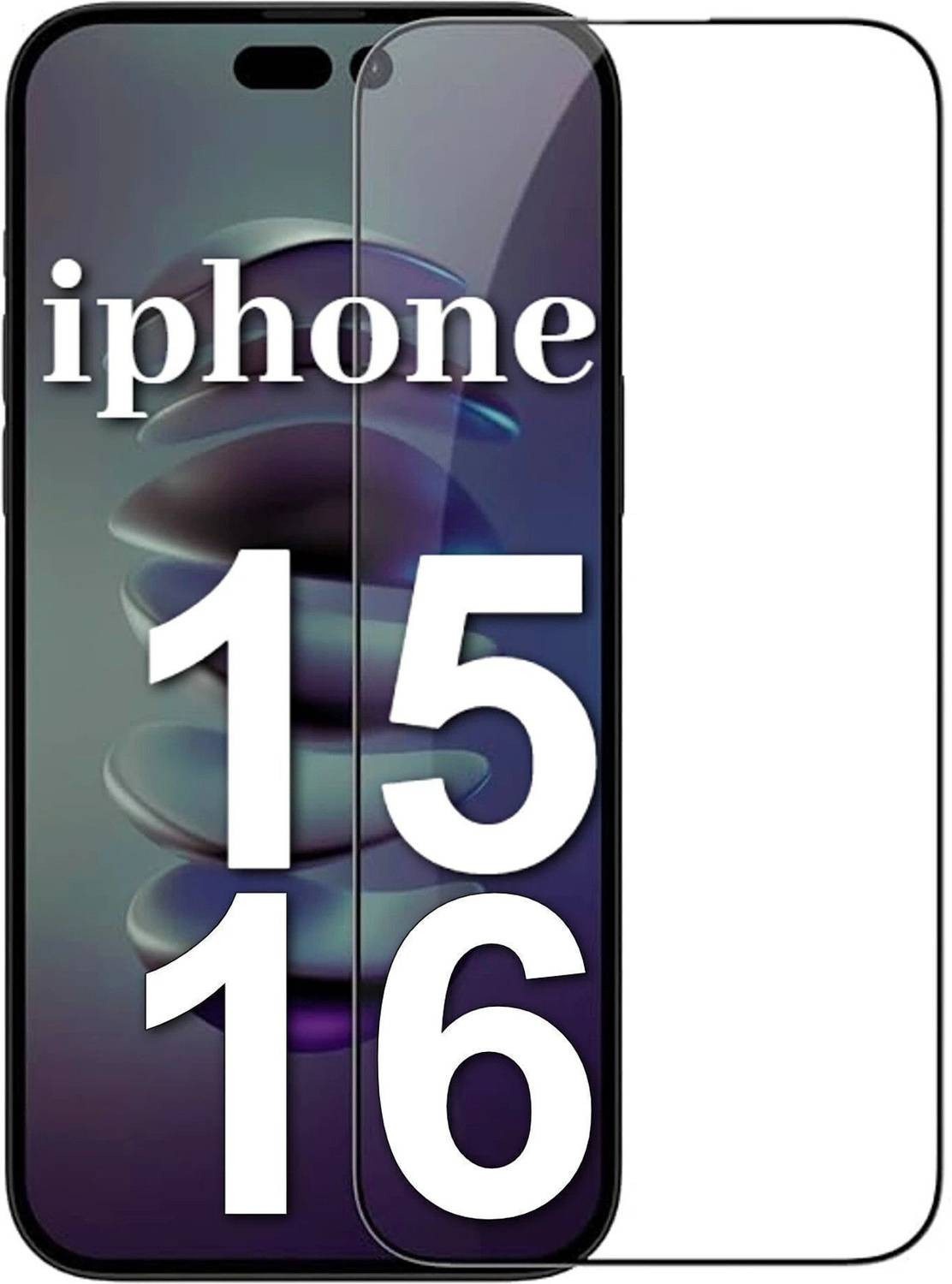 EITANSHA CREATION Edge To Edge Tempered Glass for Apple iPhone 15