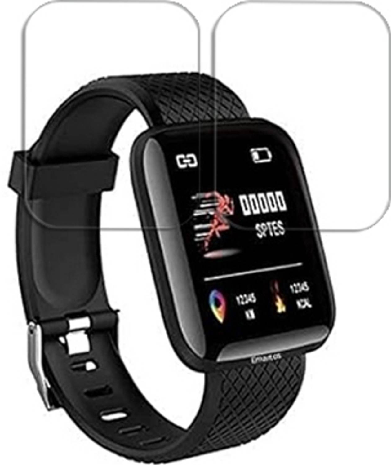ARBAN Edge To Edge Tempered Glass for Smart Watch D116 Bracelet 1