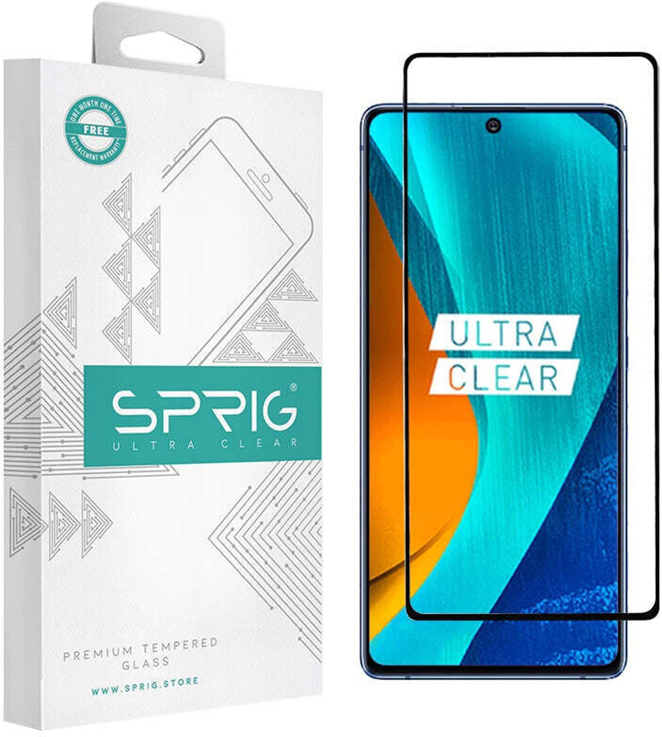 Image of Sprig Edge To Edge Tempered Glass for Infinix GT 30 5G+, infinix Gt 30 5G+