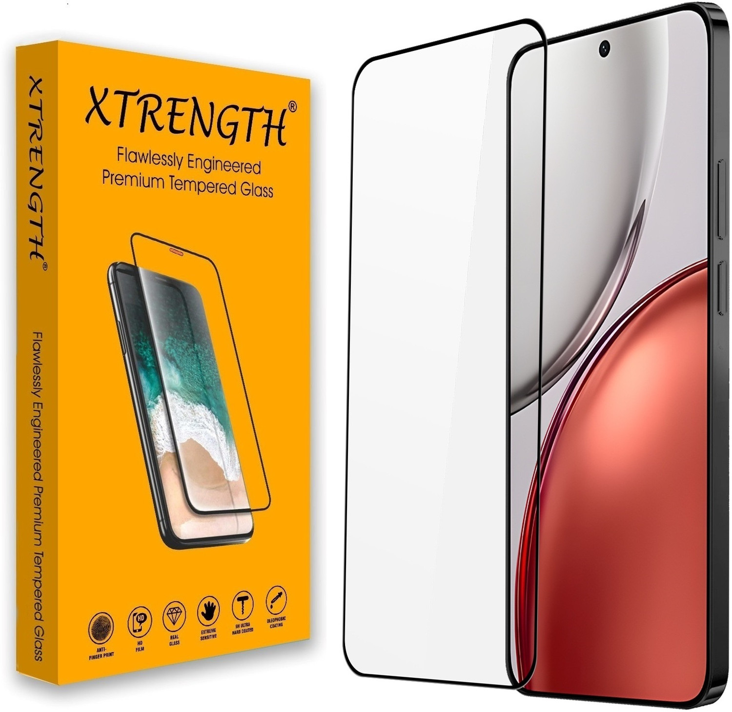 Image of XTRENGTH Tempered Glass Guard for iQOO 15R 5G, with Easy Installation Kit