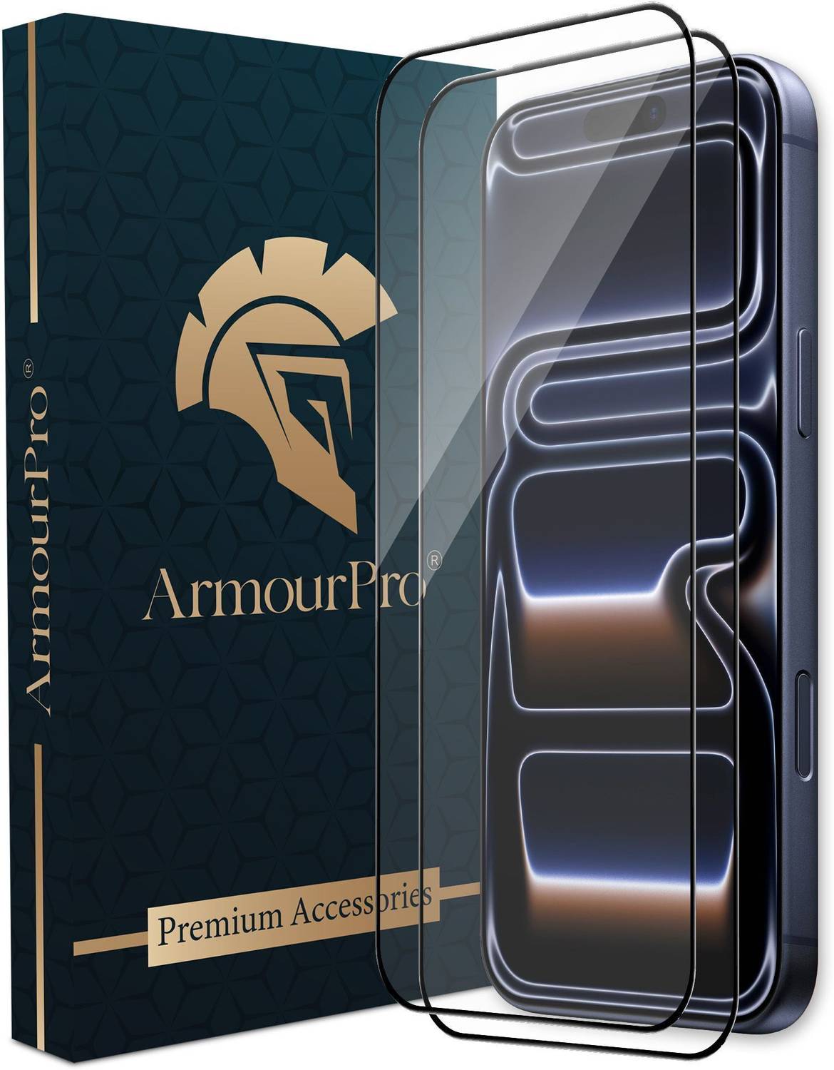 ArmourPro Edge To Edge Tempered Glass for Apple iPhone 17 Pro Max 5G, Apple iPhone 18 Pro Max 5G