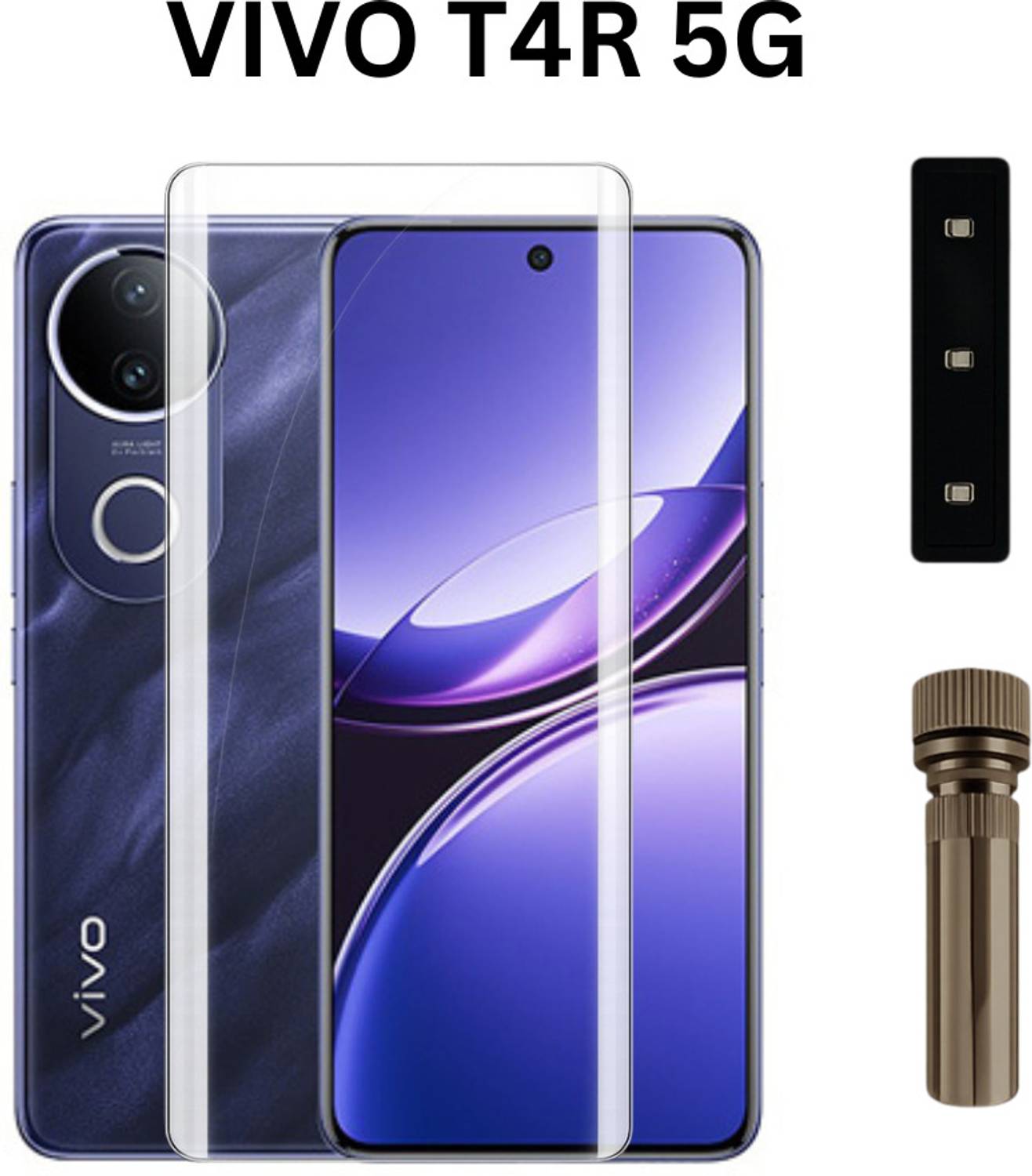 Shuotech Edge To Edge Tempered Glass for vivo t4r 1