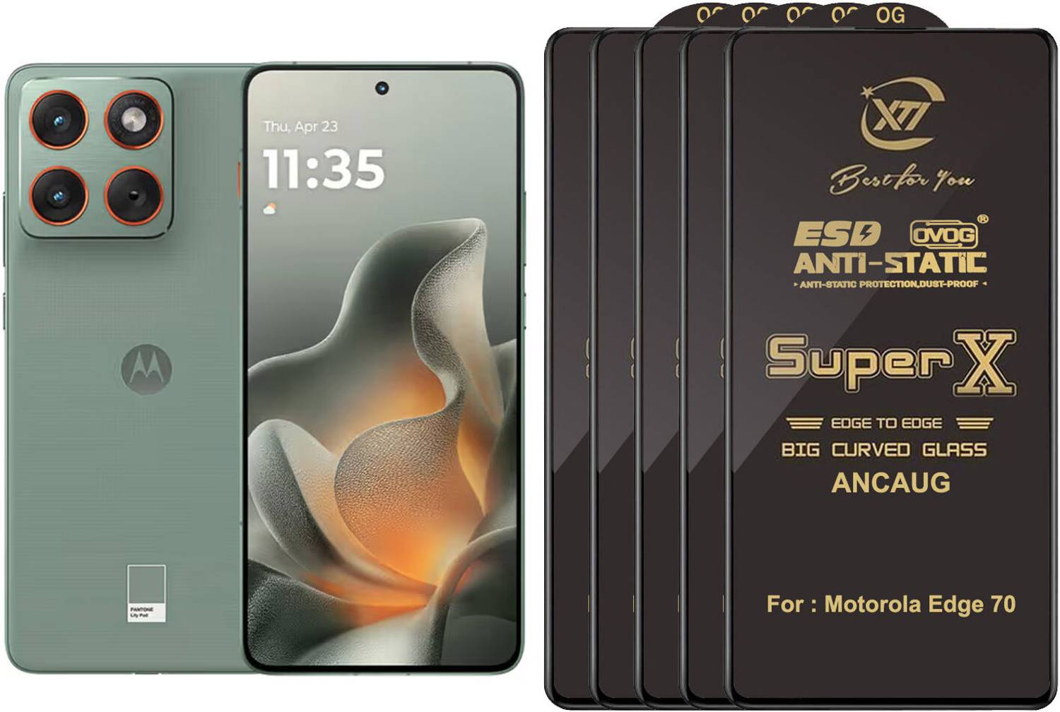 SuperX Edge To Edge Tempered Glass for Motorola Edge 70