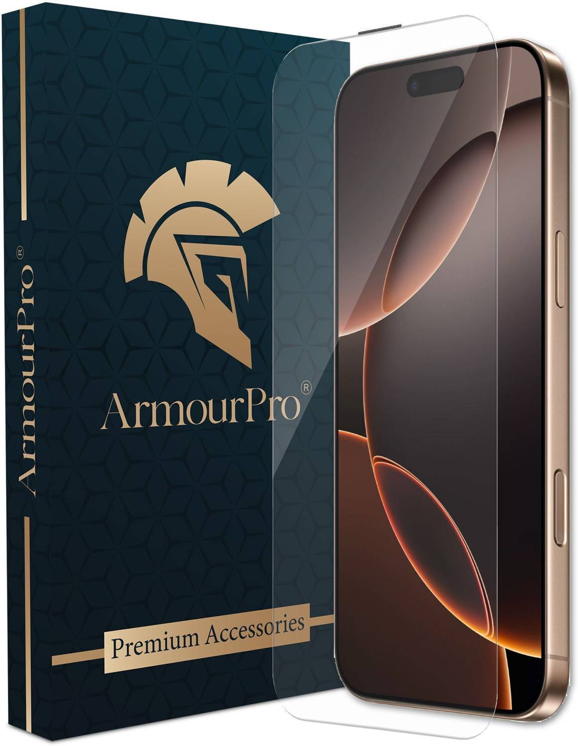 ArmourPro Edge To Edge Tempered Glass for Apple iPhone 16 Pro Max