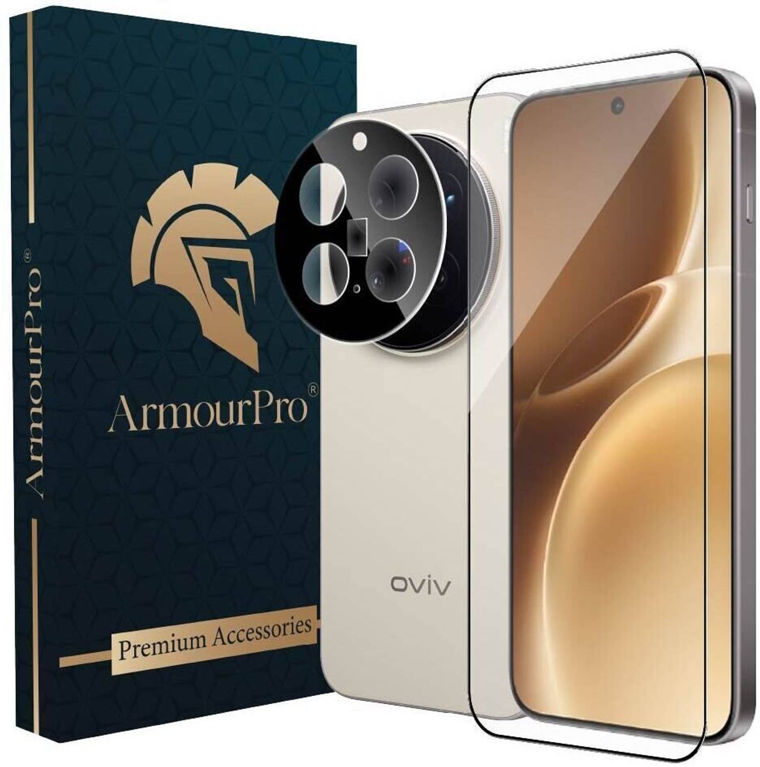 ArmourPro Edge To Edge Tempered Glass for Vivo X300 Pro 5G, X300 Pro, Vivo X300 Pro