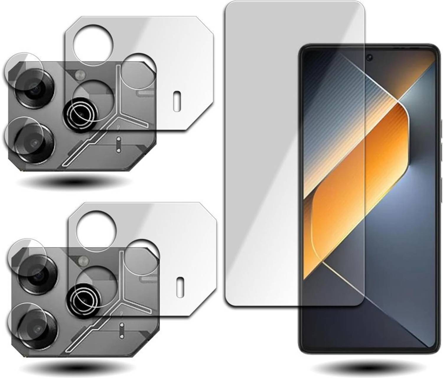KANCHA Edge To Edge Tempered Glass for Tecno Pova 6 Pro 5G, Pova