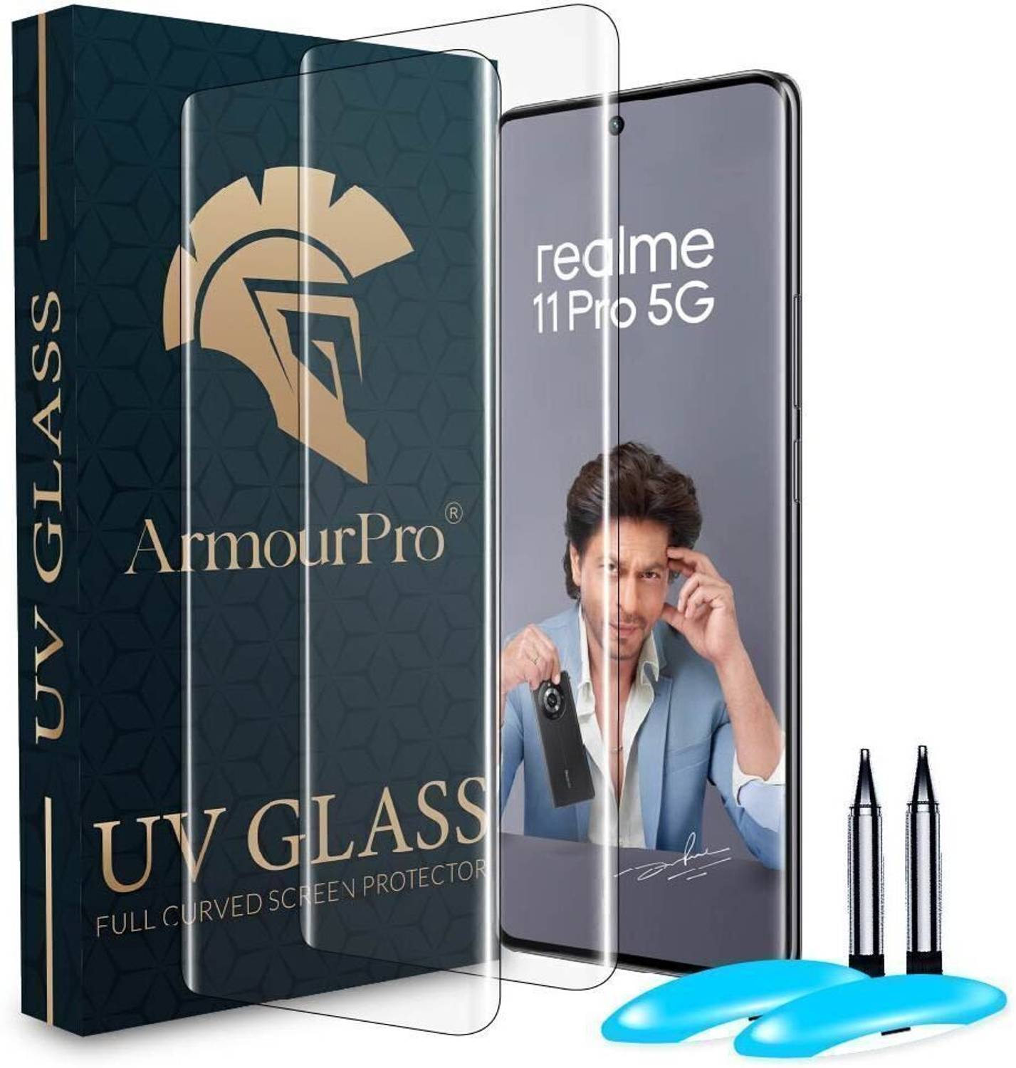 ArmourPro Edge To Edge Tempered Glass for Realme 11 Pro Plus 5G,