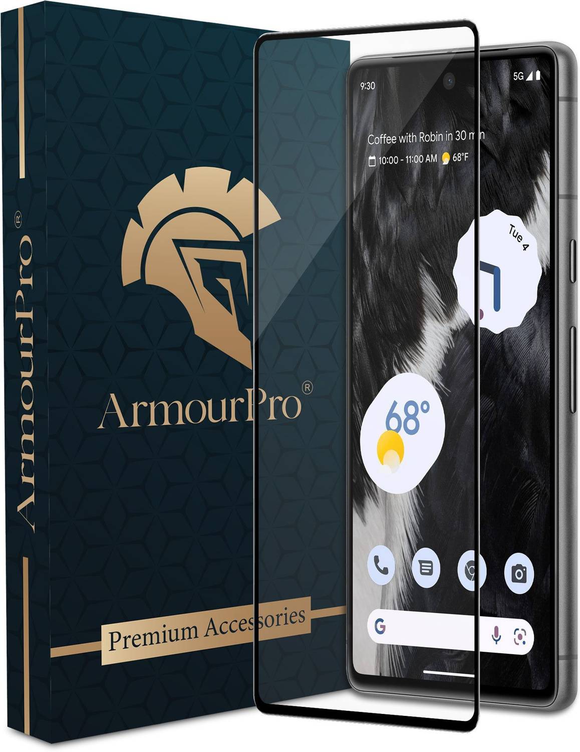 ArmourPro Edge To Edge Tempered Glass for Google Pixel 7 5G, Goog