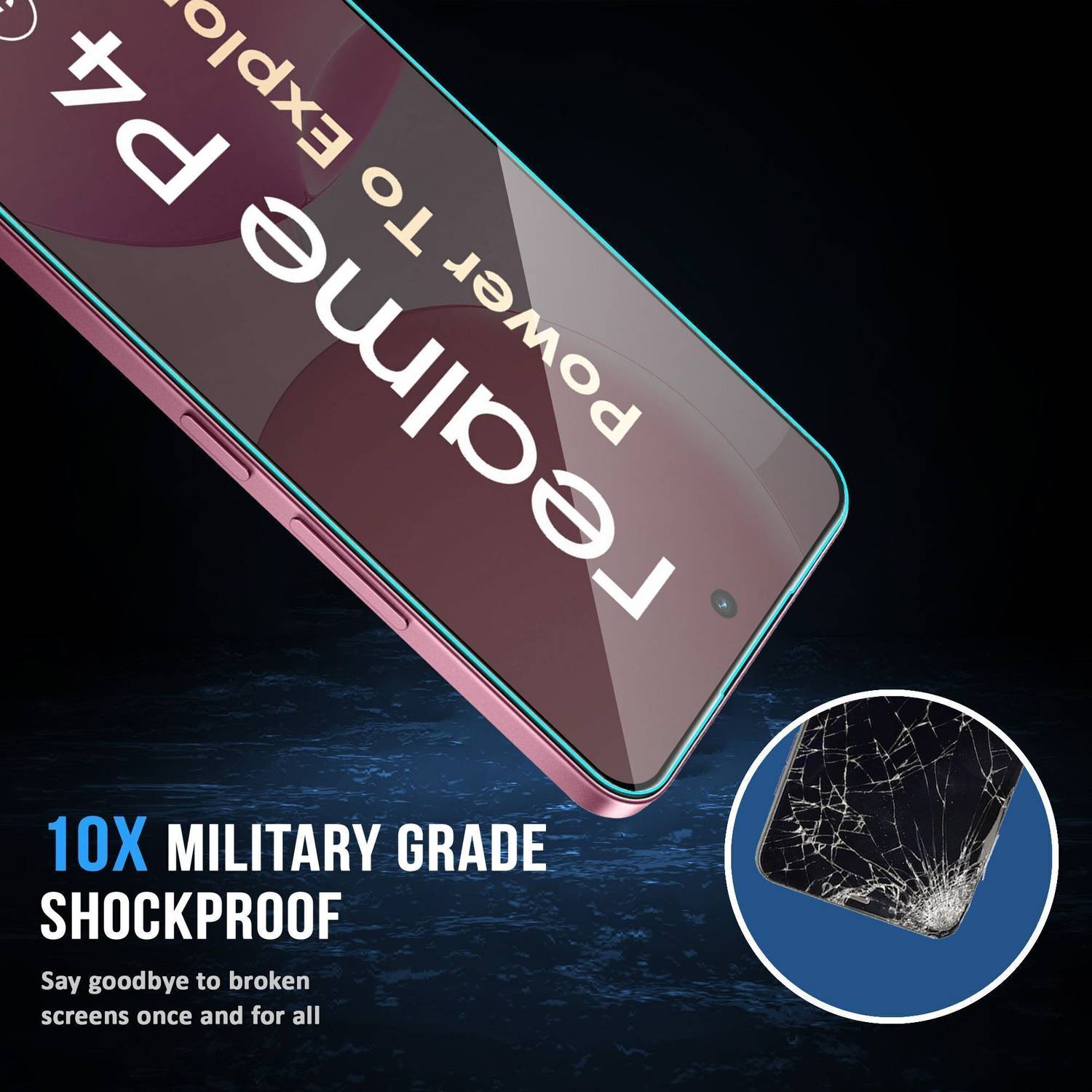 ArmourPro Edge To Edge Tempered Glass for Realme P4 5G, P3 5G - Image 3