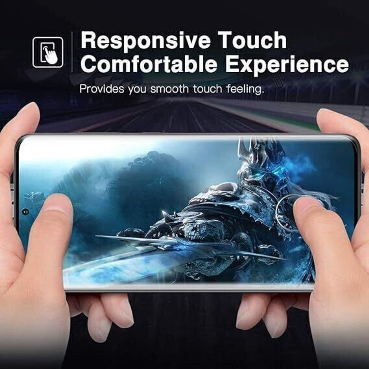 Image of VAlight Edge To Edge Tempered Glass for MOTOROLA Edge 60 Pro, Moto Edge 60 Pro, High Quality UV Liquide Glue Glass with Easy Installation Kit