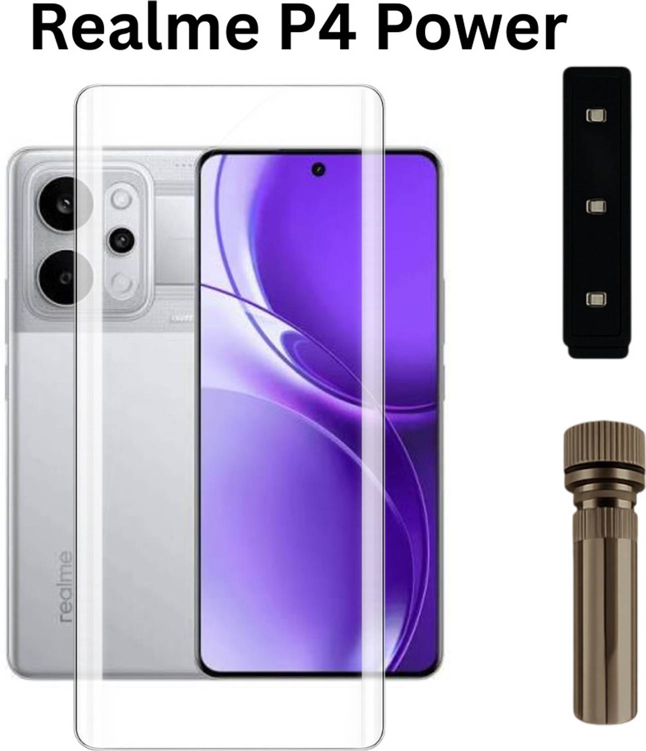 Shuotech Edge To Edge Tempered Glass for Realme P4 Power