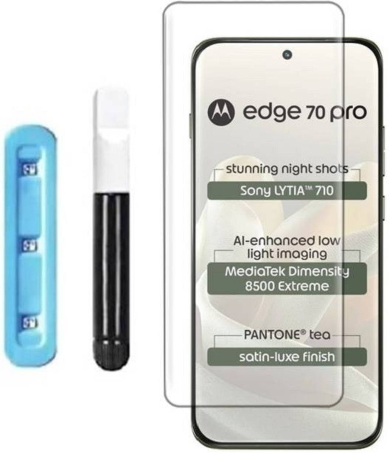BRENZZ Tempered Glass Guard for motorola edge 70 pro