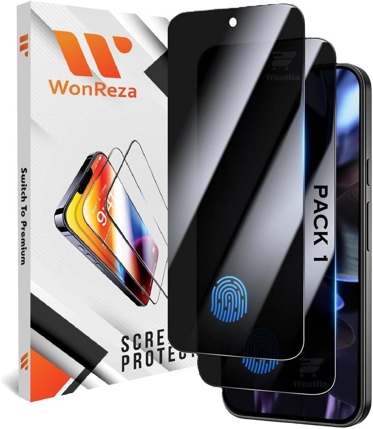 WonReza Edge To Edge Tempered Glass for Pixel 10 5G, Pixel 10 Pro