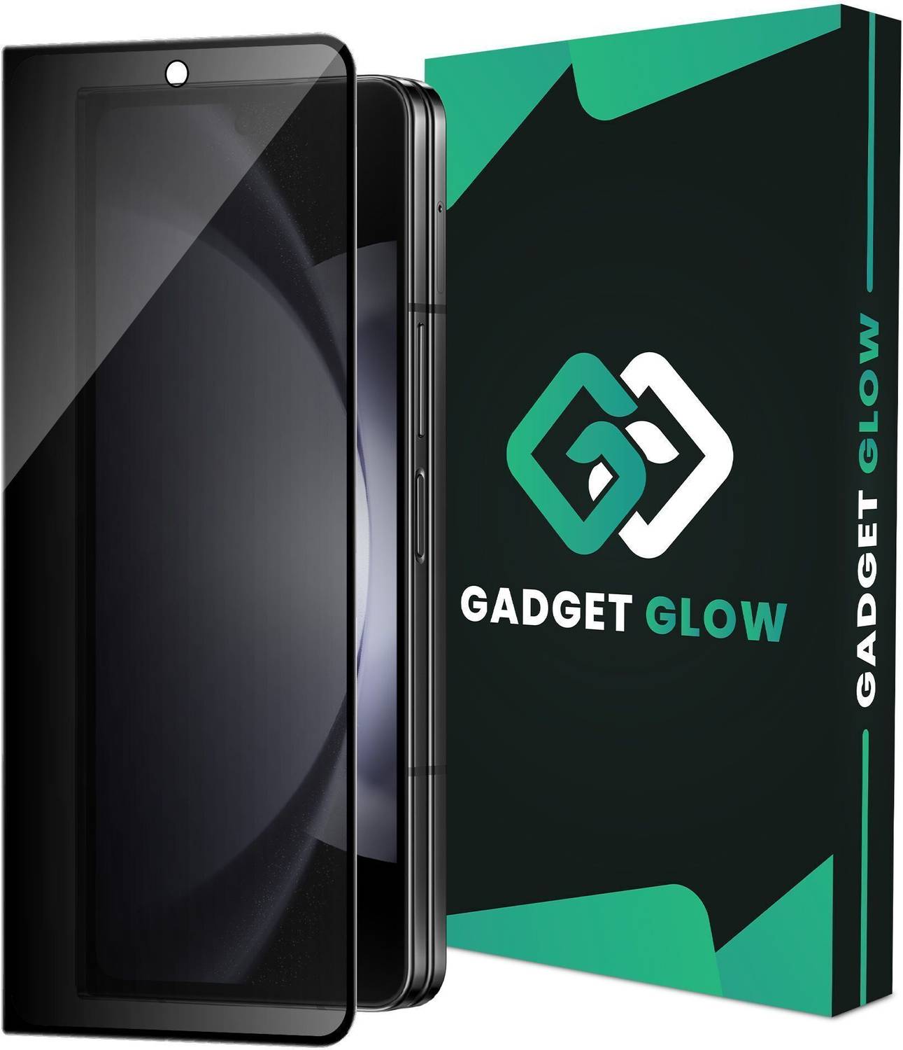 Gadget Glow Edge To Edge Tempered Glass for Samsung Galaxy Z Fold 5 5G, Samsung Z Fold5, Privacy Protection