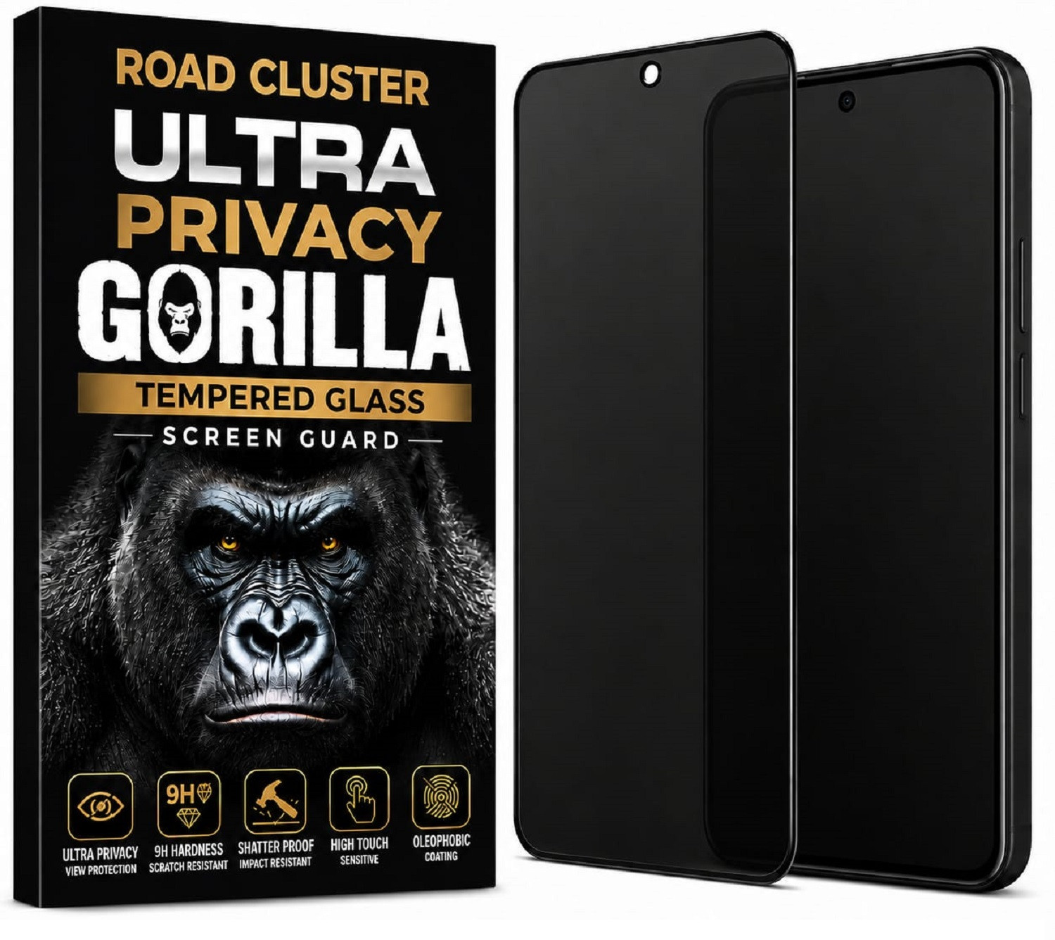 Image of road cluster Edge To Edge Tempered Glass for Oppo A6X 5G