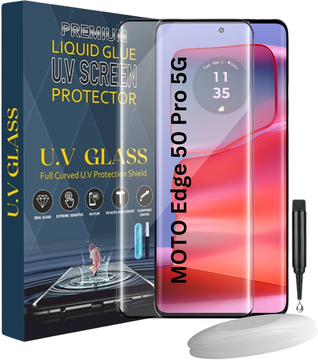 Flipkart SmartBuy Edge To Edge Tempered Glass for MOTOROLA Edge 5