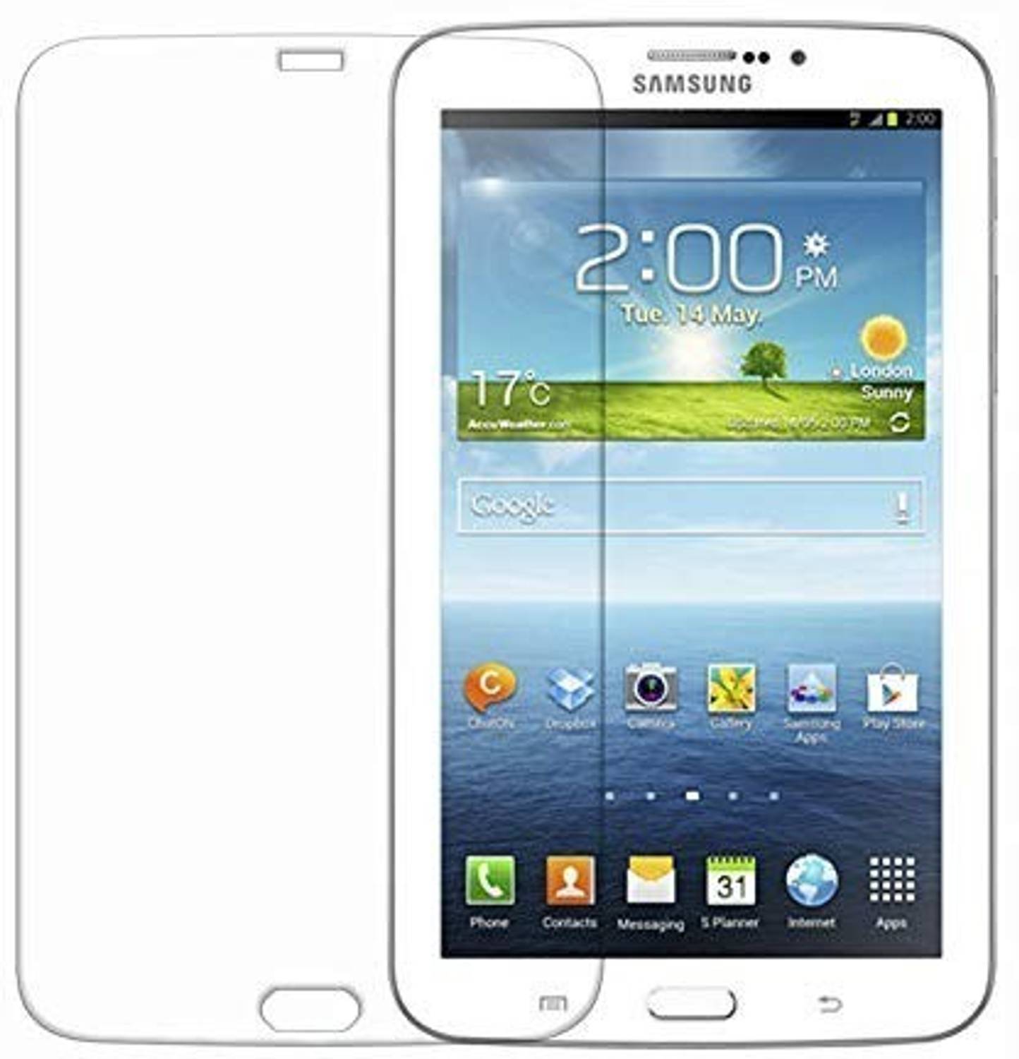 Mersal Edge To Edge Tempered Glass for Samsung Galaxy Tab 3 SM-T210-T211, environmentally friendly