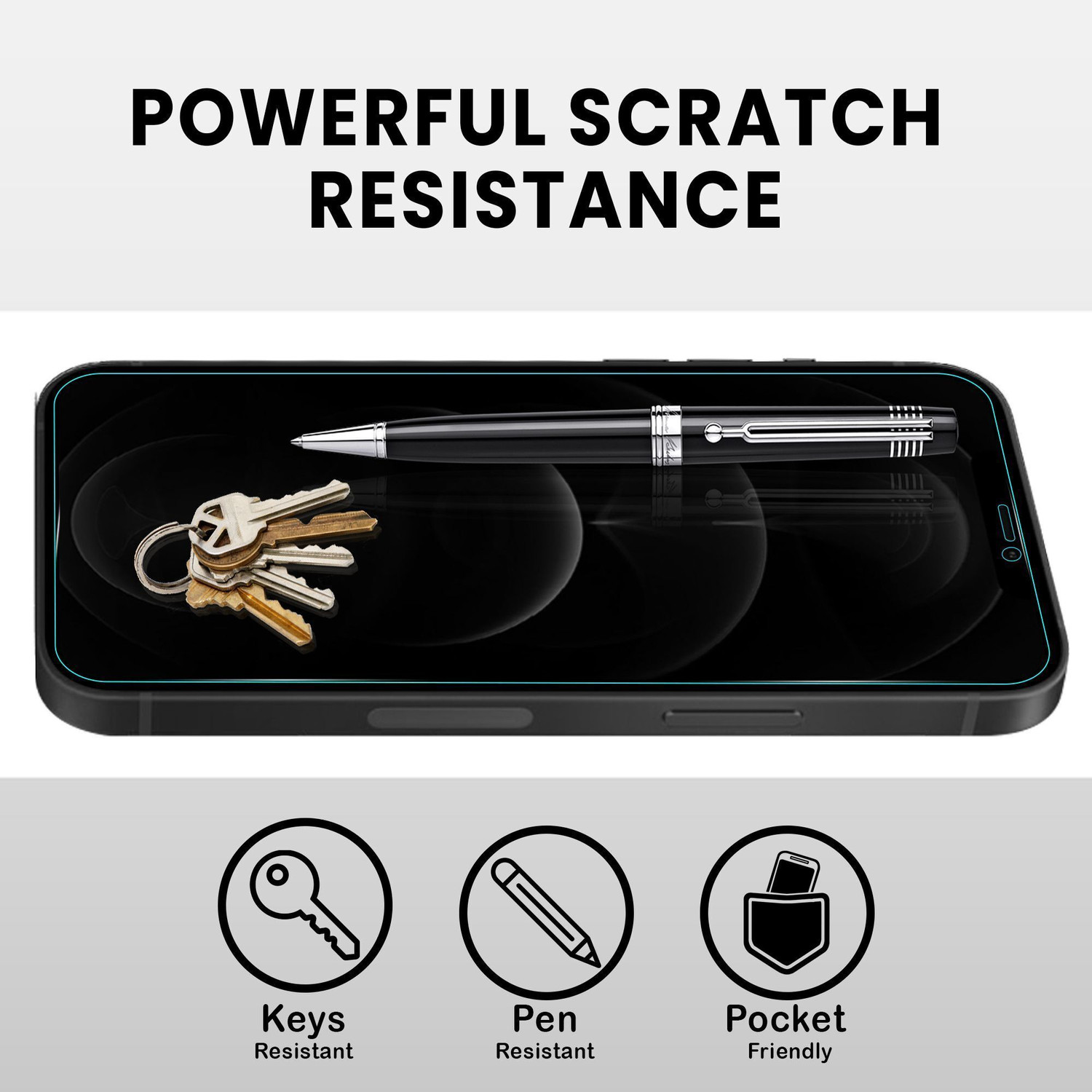 Image of FIRST MART Edge To Edge Tempered Glass for iPhone 12 Pro Max, Appple iPhone 12 Pro Max, Privacy Protection