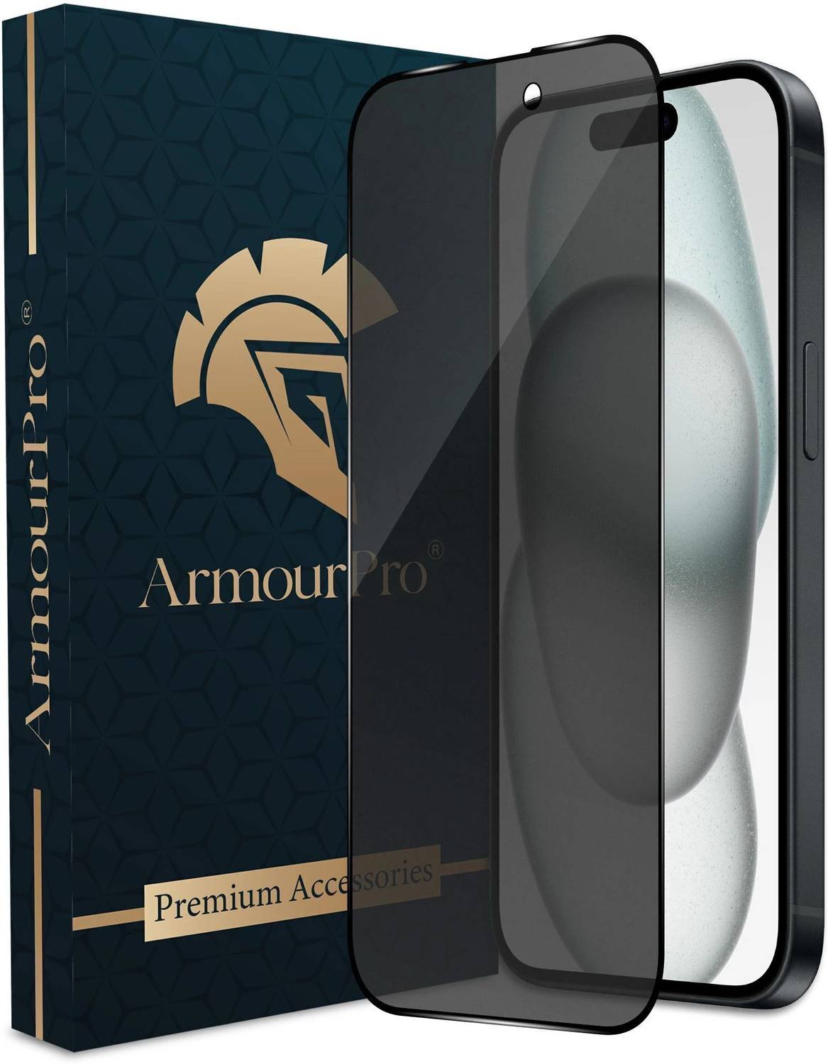ArmourPro Edge To Edge Tempered Glass for Apple iPhone 15, iPhone