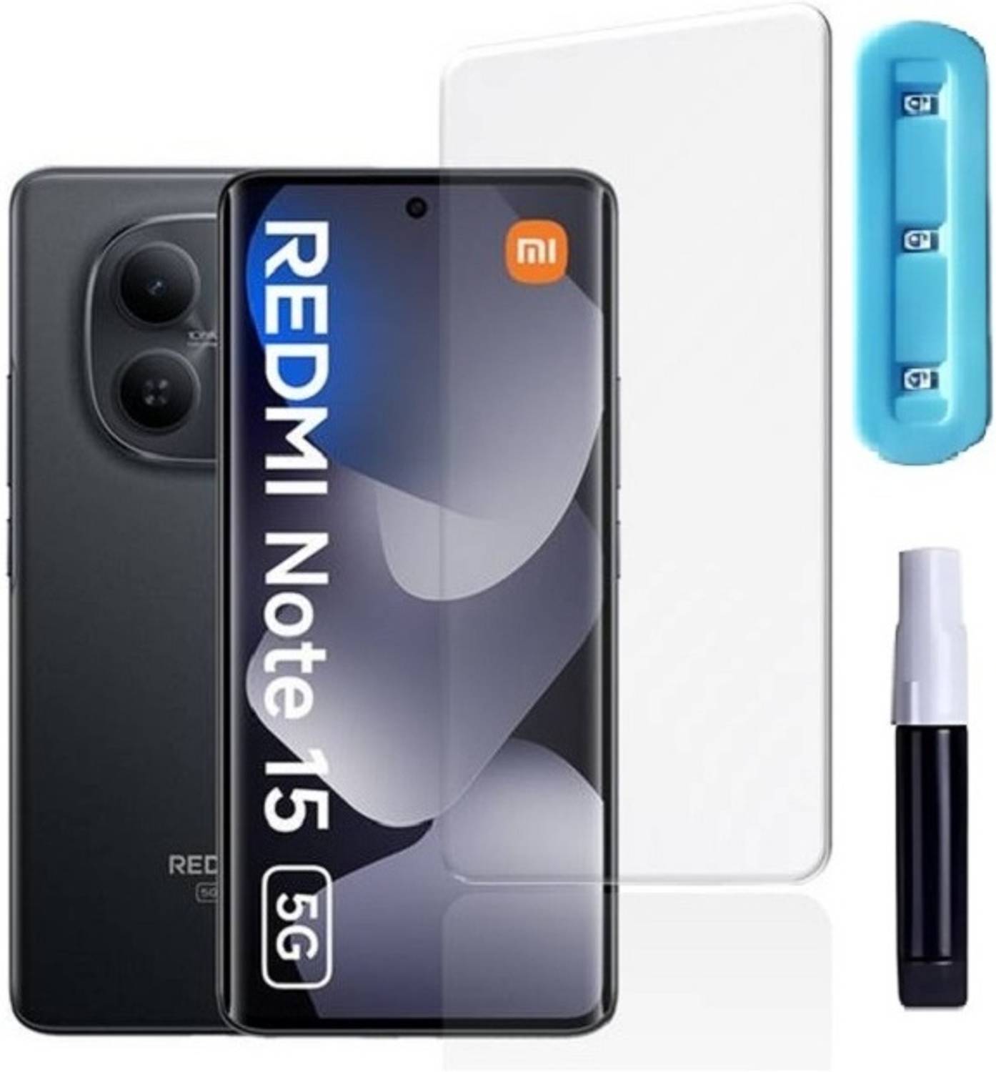 AKSHUD Tempered Glass Guard for Redmi Note 15, Redmi Note 15 5G