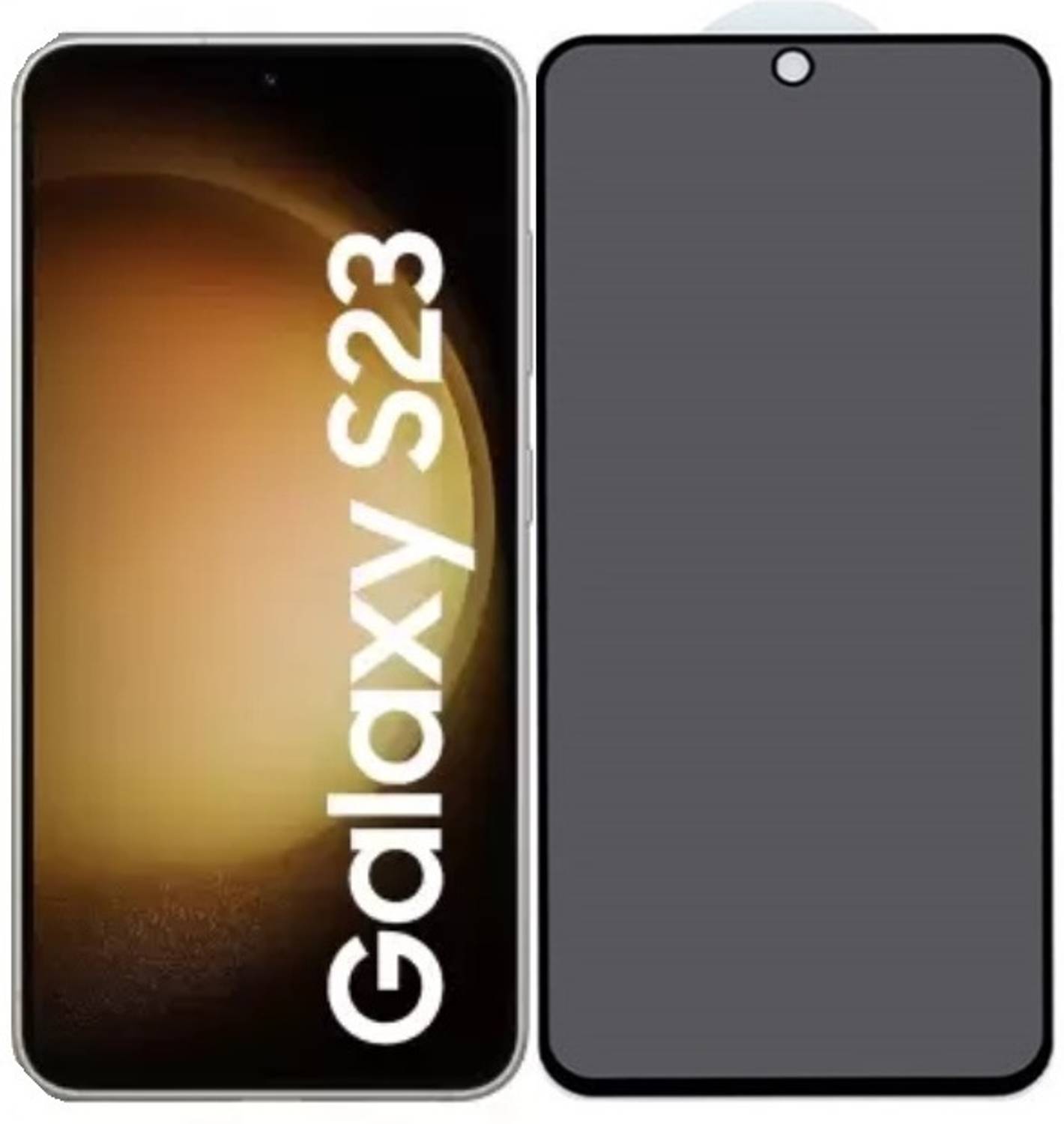 Blate Edge To Edge Tempered Glass for SAMSUNG GALAXY S23 5G ANTI SPY SCRATCH RESISTANT PRIVACY PROTECTION