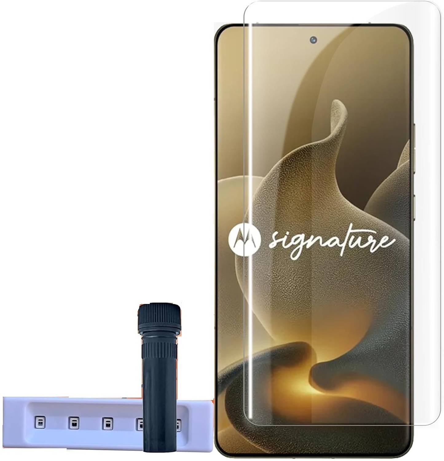 Caseline Edge To Edge Tempered Glass for motorola moto Signature