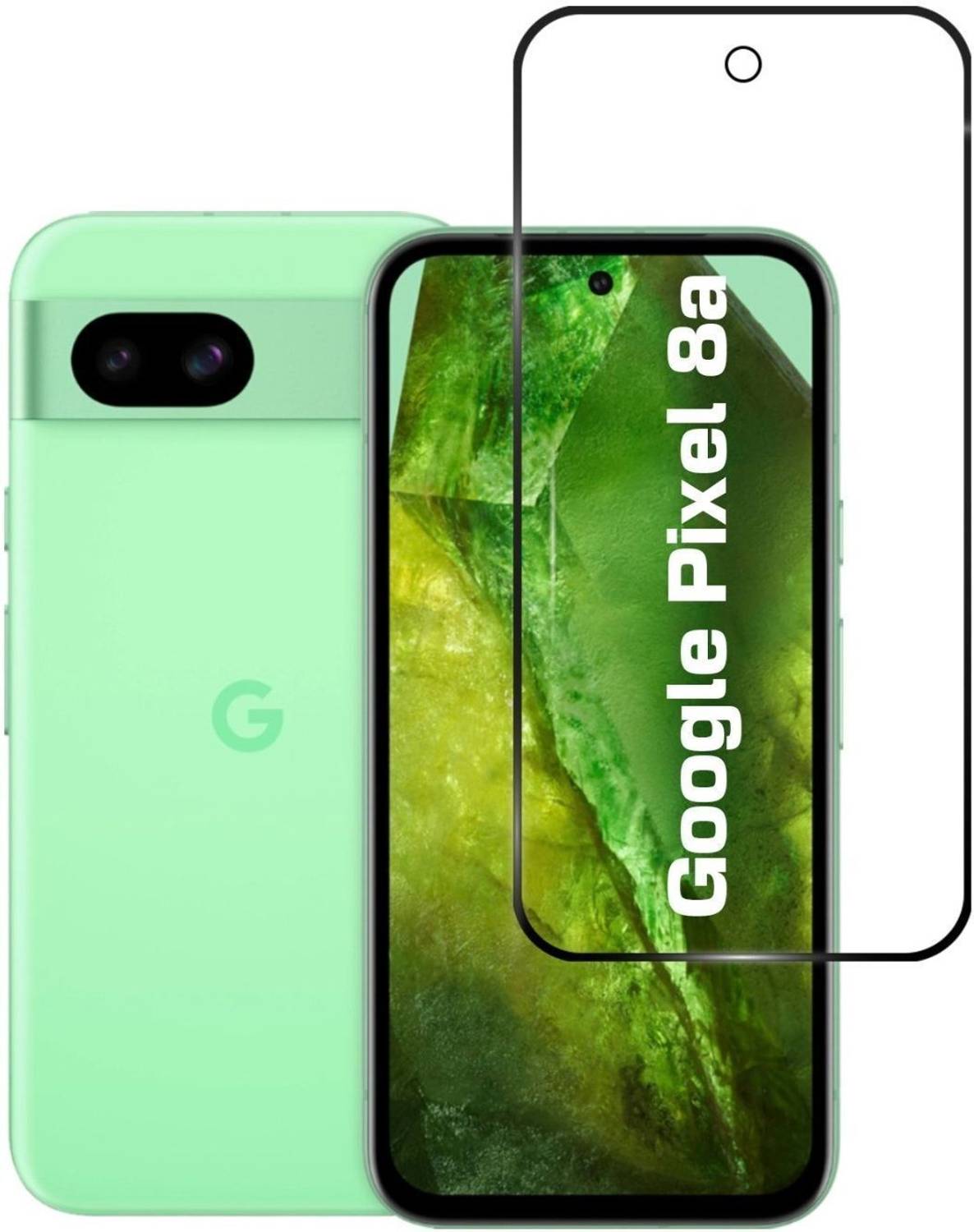 Gorilla Cases Edge To Edge Tempered Glass for Google Pixel 8A (Pa