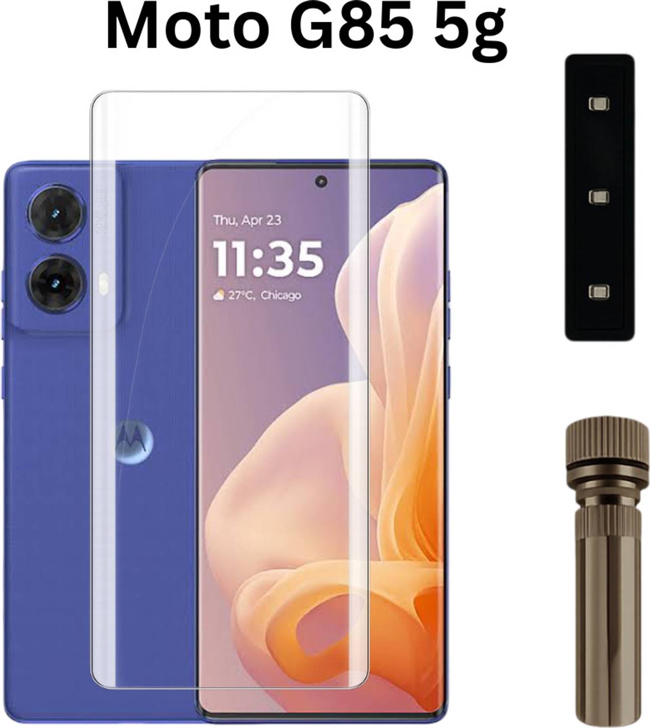 Shuotech Edge To Edge Tempered Glass for MOTOROLA G85 5G