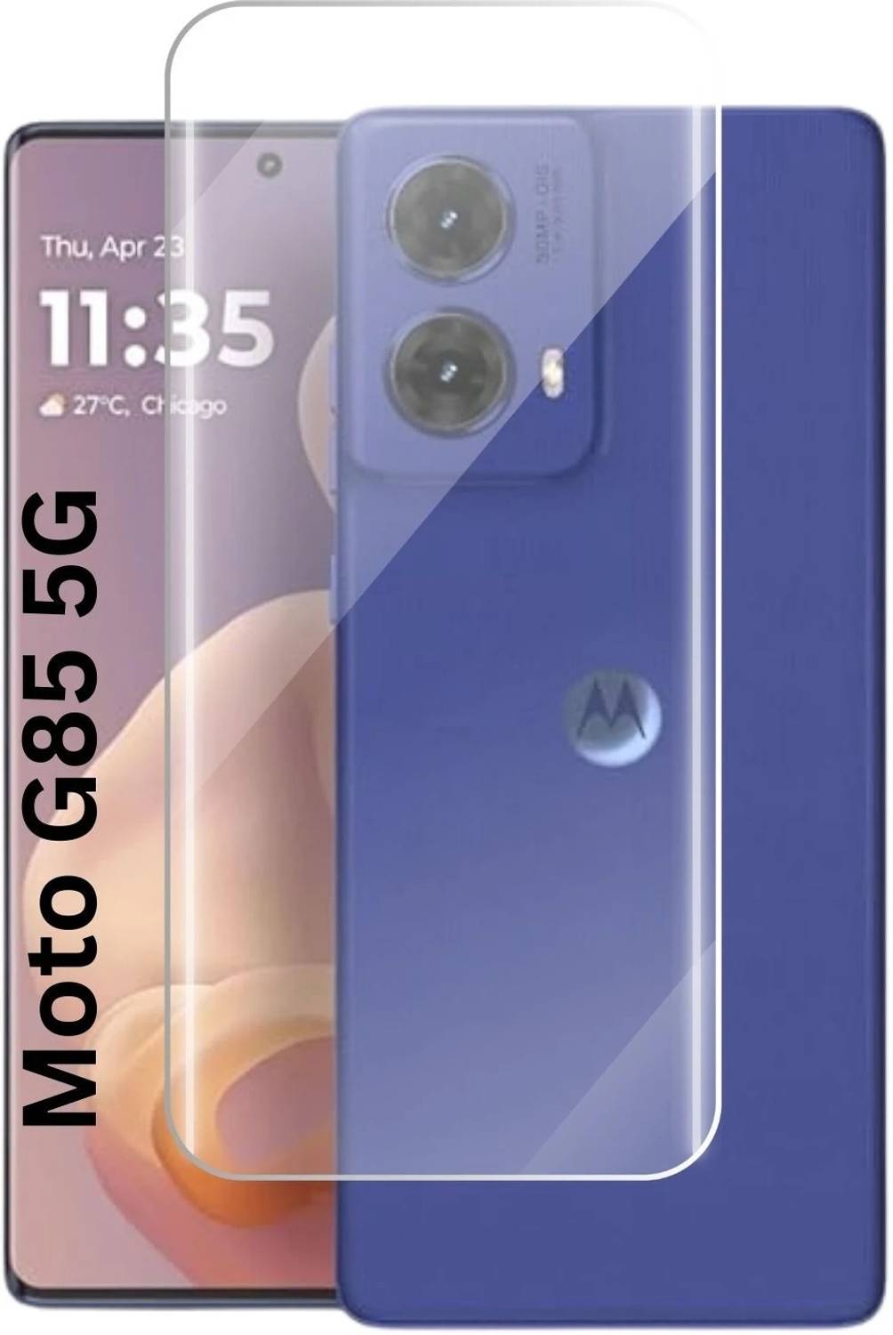 KWINE CASE Edge To Edge Tempered Glass for MOTOROLA G85 5G (Pack