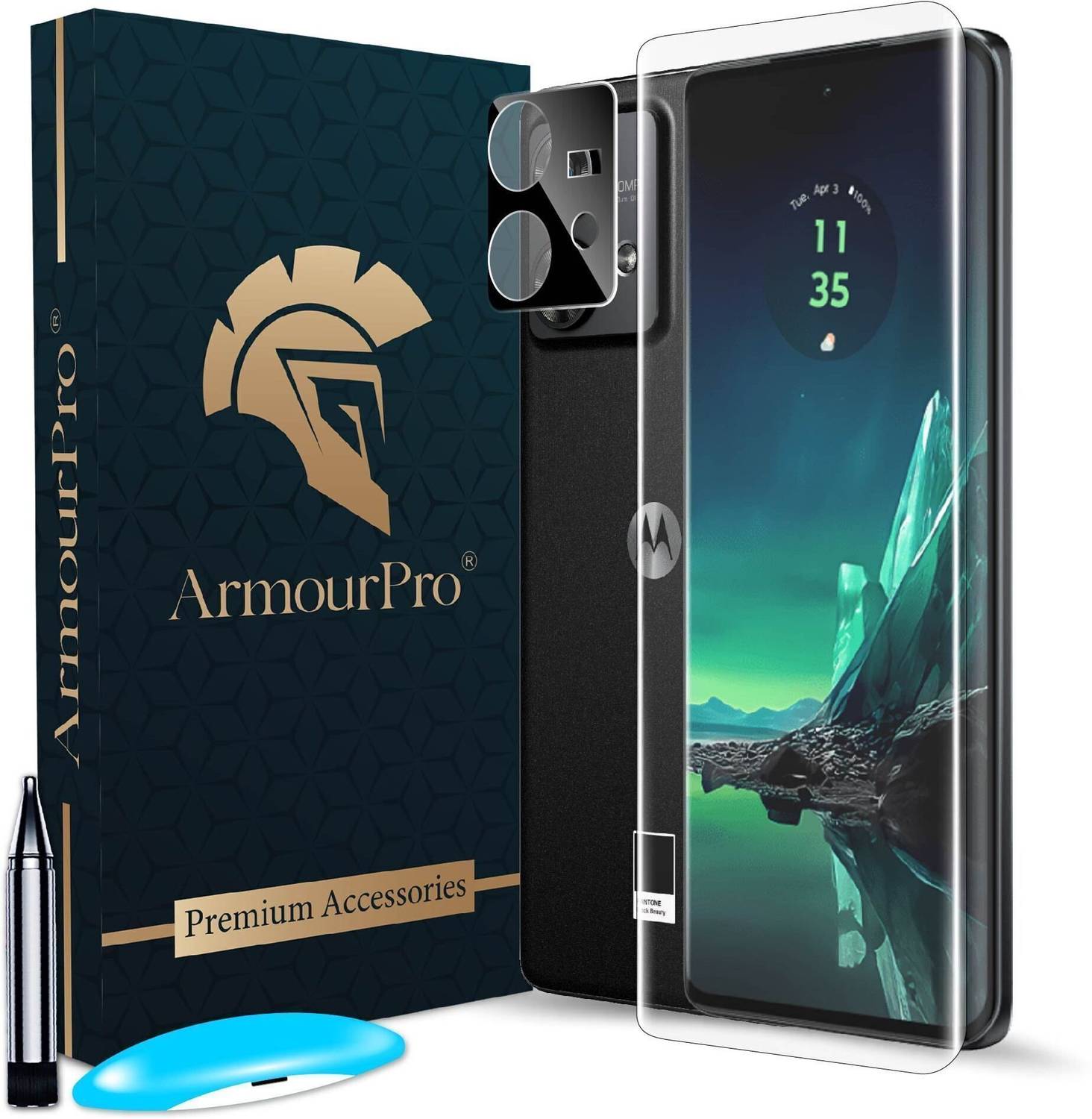ArmourPro Edge To Edge Tempered Glass for Motorola Edge 40 Neo 5G