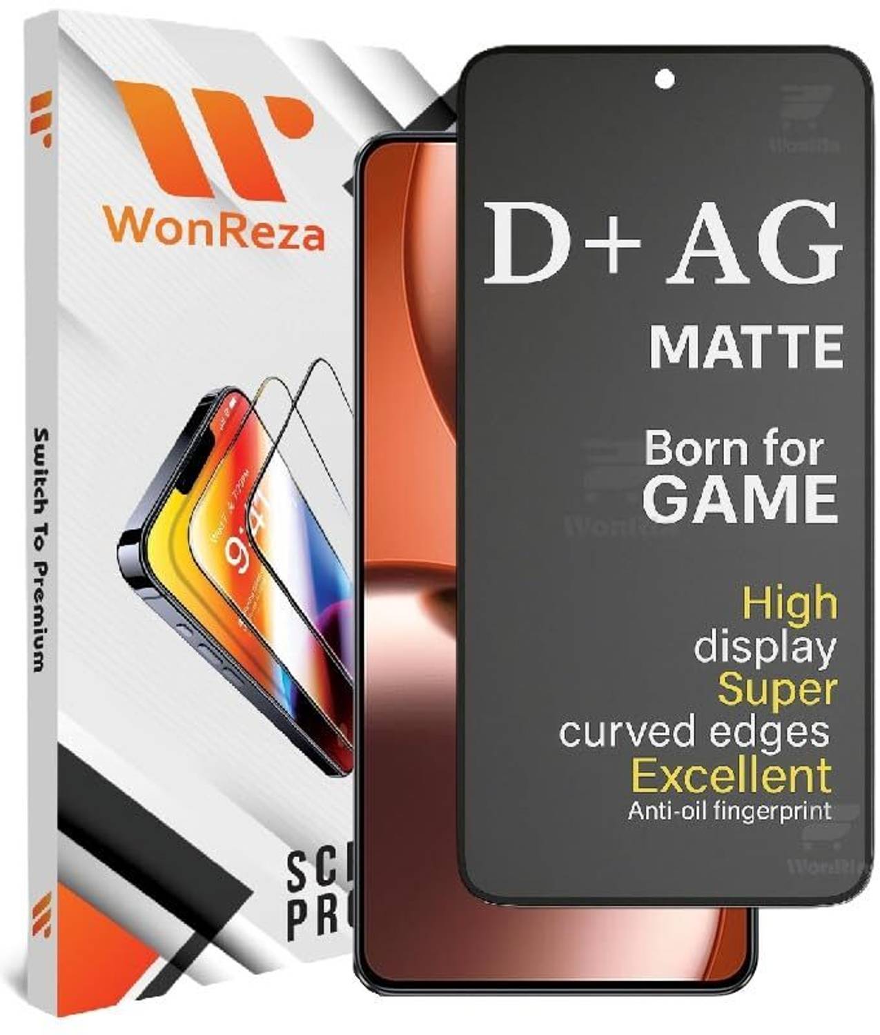 WonReza Edge To Edge Tempered Glass for Realme GT 7T