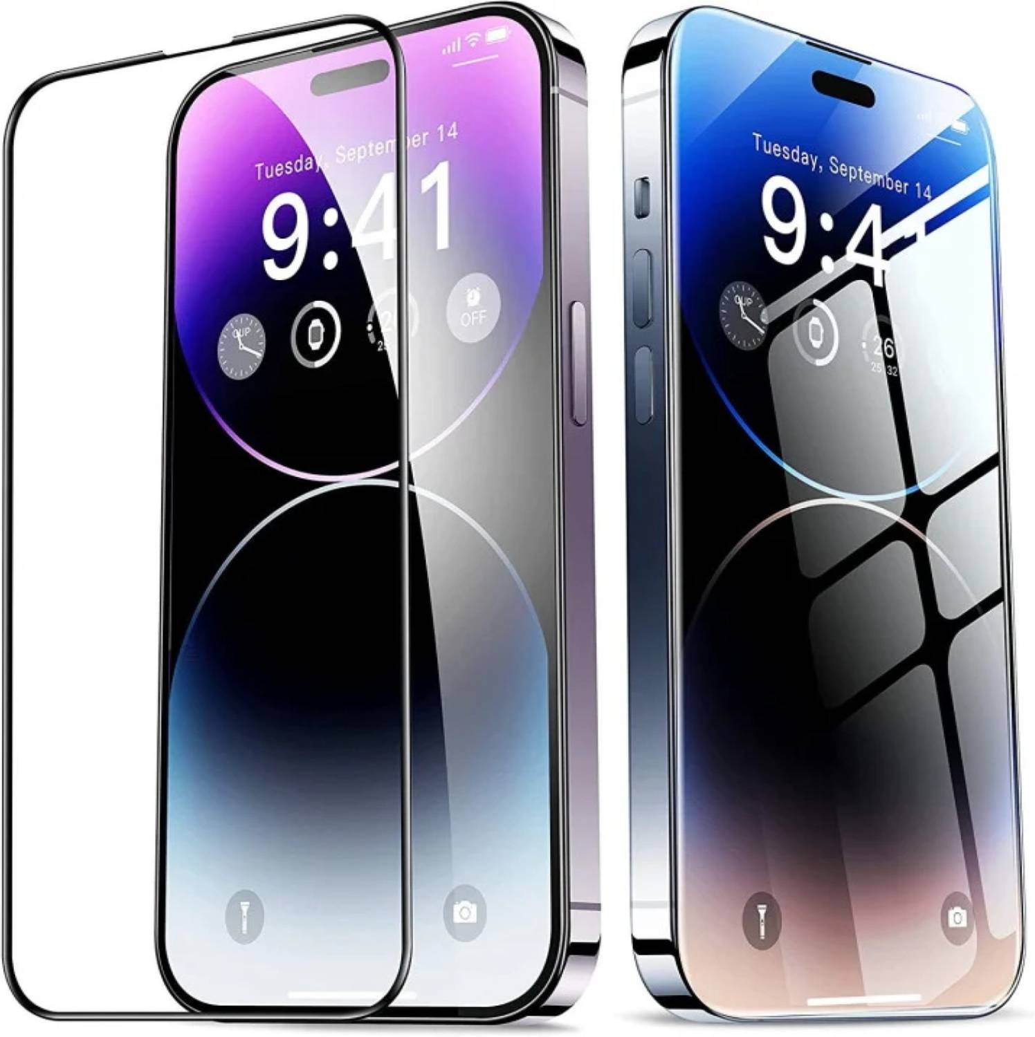 Vaku Luxos Edge To Edge Tempered Glass for Apple iPhone 14 Pro HD
