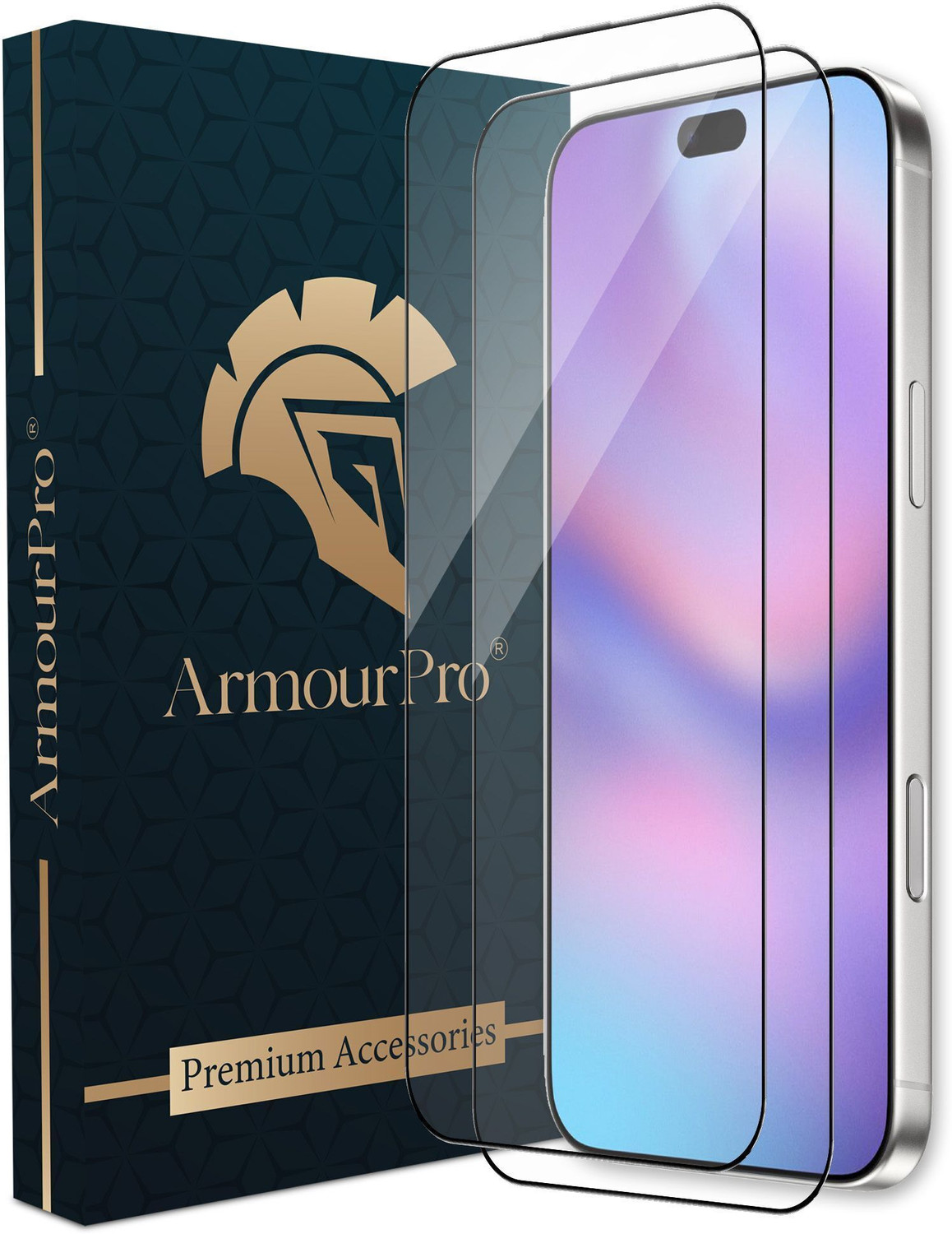 Image of ArmourPro Edge To Edge Tempered Glass for Apple iPhone 17 Pro Max, iPhone 17 Pro Max, Apple 17 Pro Max