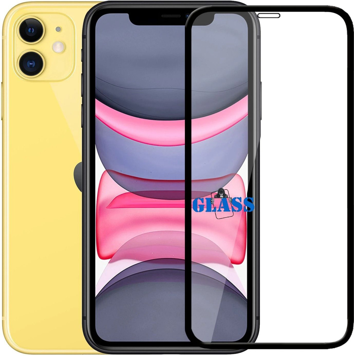 Image of Gorilla Glass Edge To Edge Tempered Glass for Apple iPhone 11, Apple iPhone XR