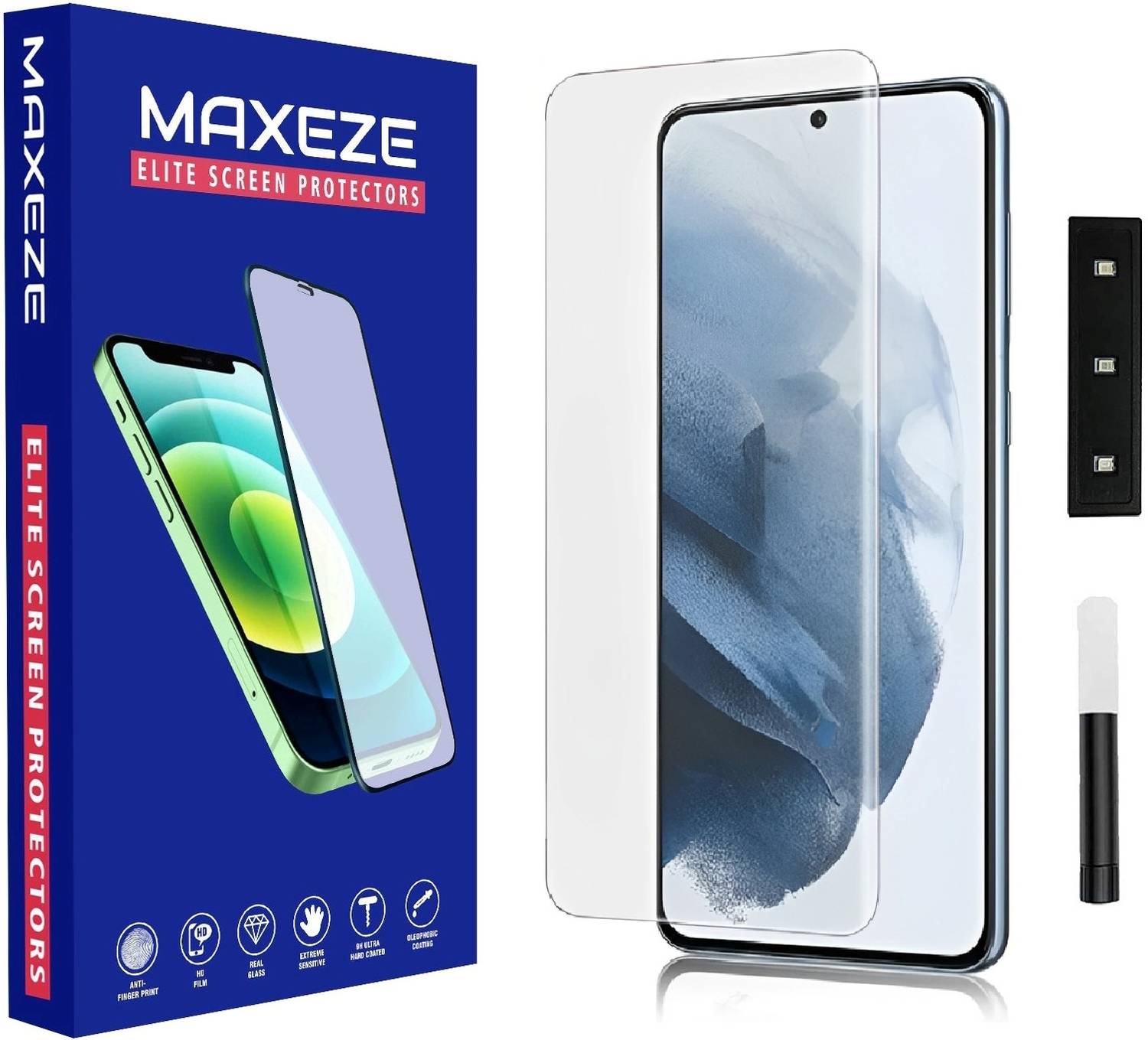 MAXEZE Edge To Edge Tempered Glass for OPPO Find X8 Pro 5G