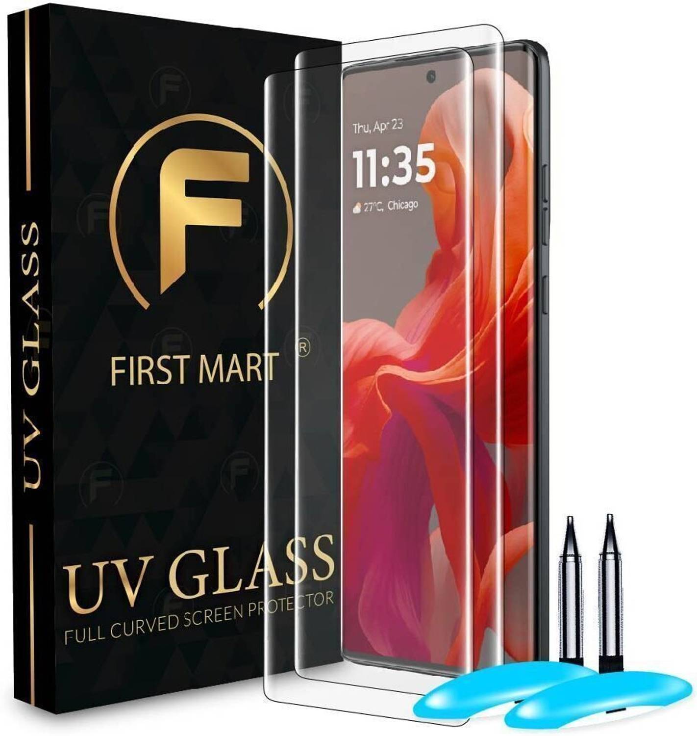 FIRST MART Edge To Edge Tempered Glass for MOTOROLA G85 5G, MOTOR
