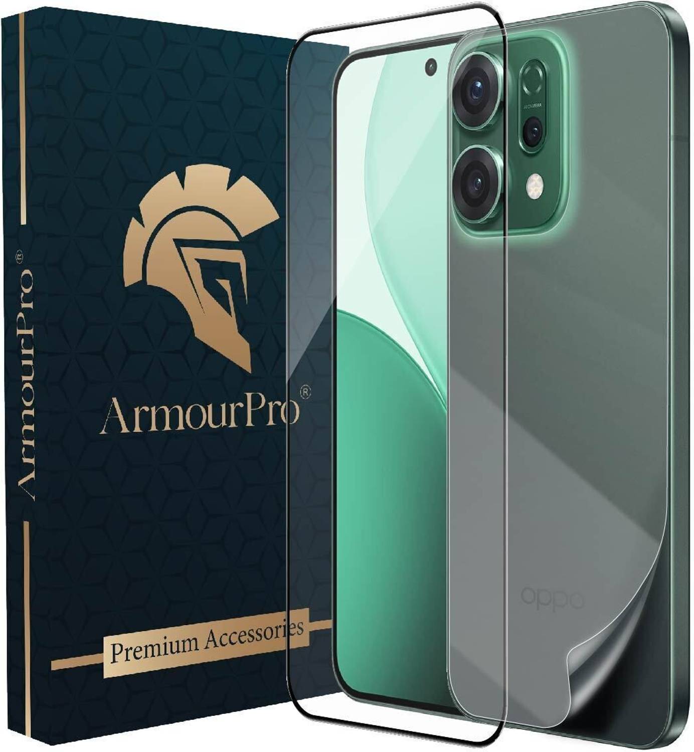 ArmourPro Edge To Edge Tempered Glass for Oppo Reno 14, Reno 14