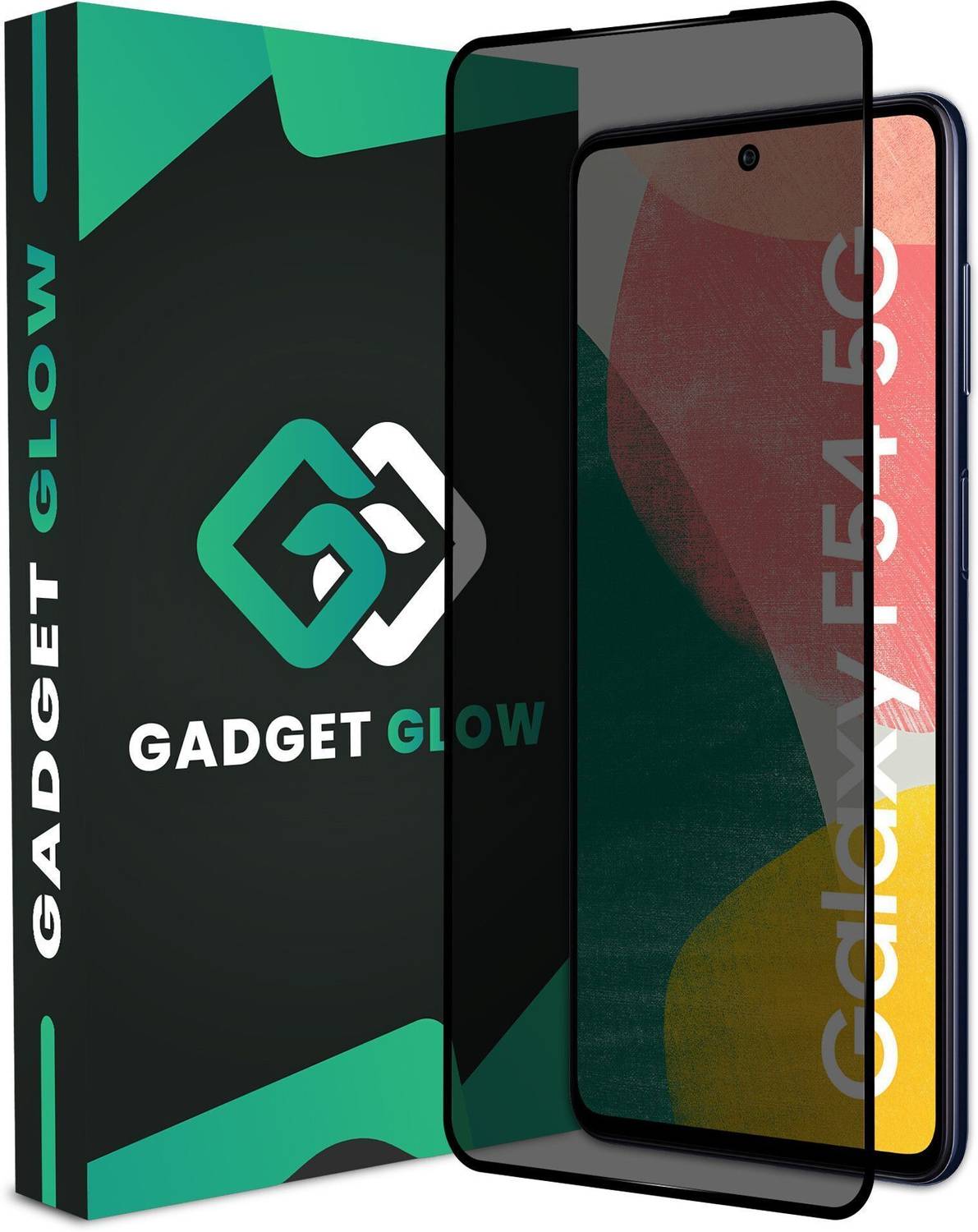 Gadget Glow Edge To Edge Tempered Glass for Samsung Galaxy F54 5G, Samsung F54 5G, Privacy Protection