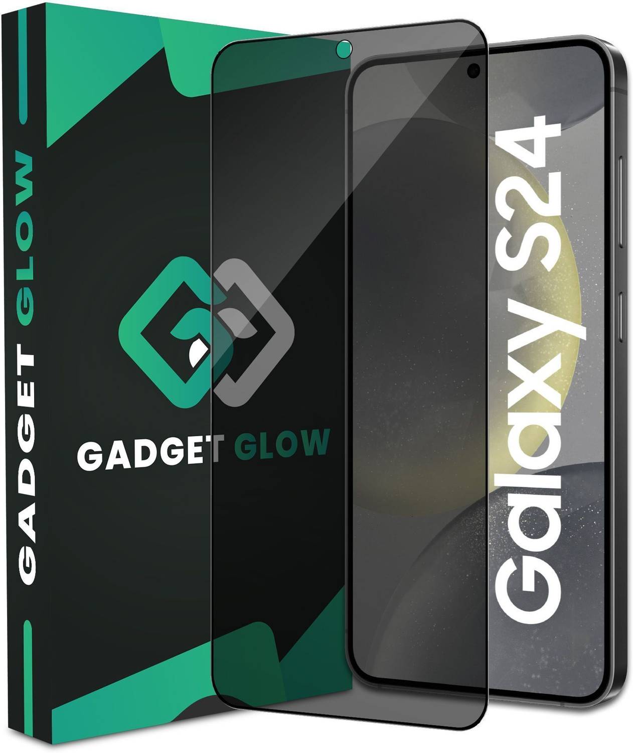 Gadget Glow Edge To Edge Tempered Glass for Samsung Galaxy S24 5G, Samsung S24 5G, Samsung S24, Privacy Protection