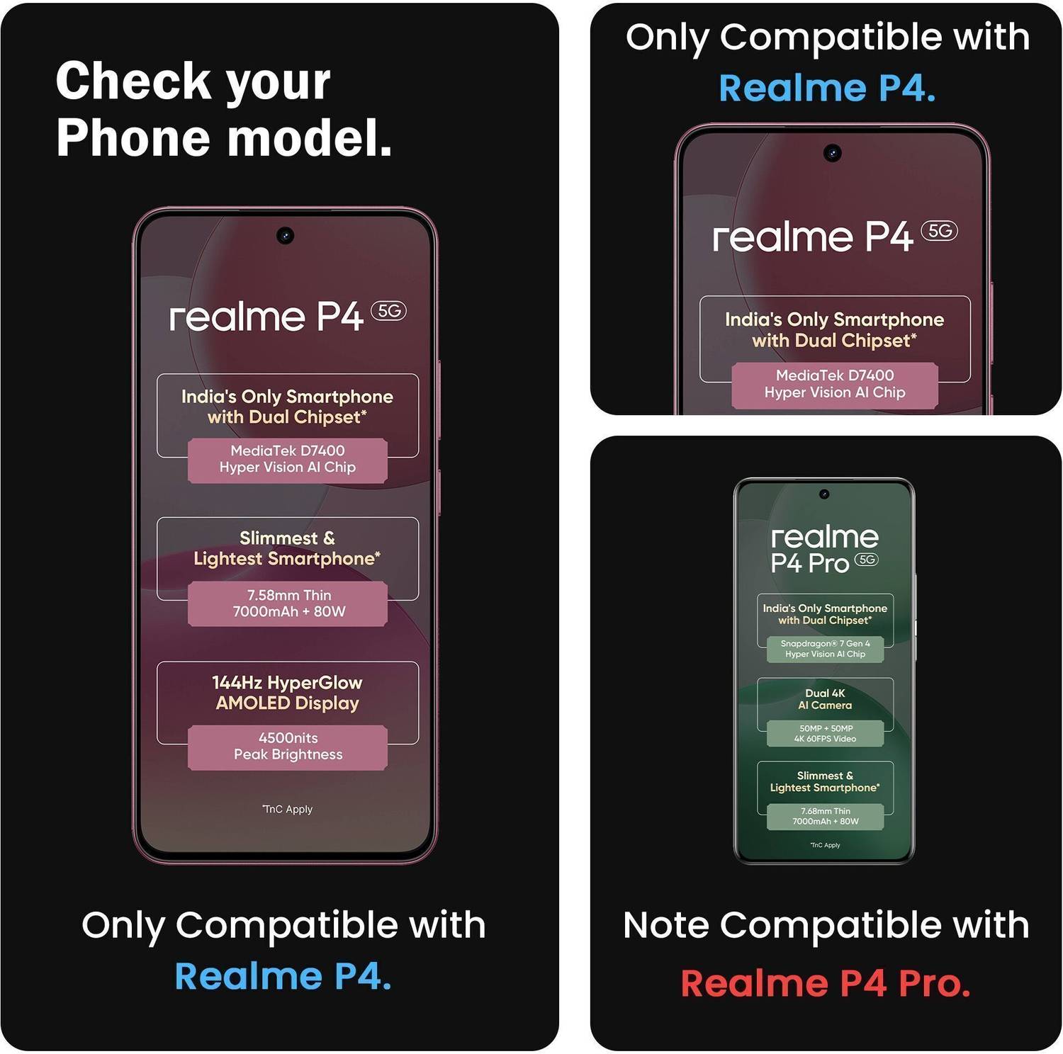 ArmourPro Edge To Edge Tempered Glass for Realme P4 5G, P3 5G - Image 4