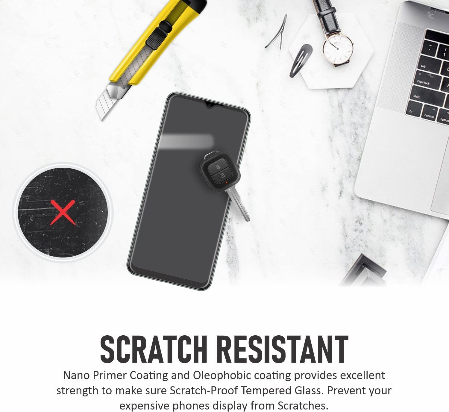 Image of NRSON Edge To Edge Tempered Glass for Lava storm lite, 5G with Easy Self Installation Kit