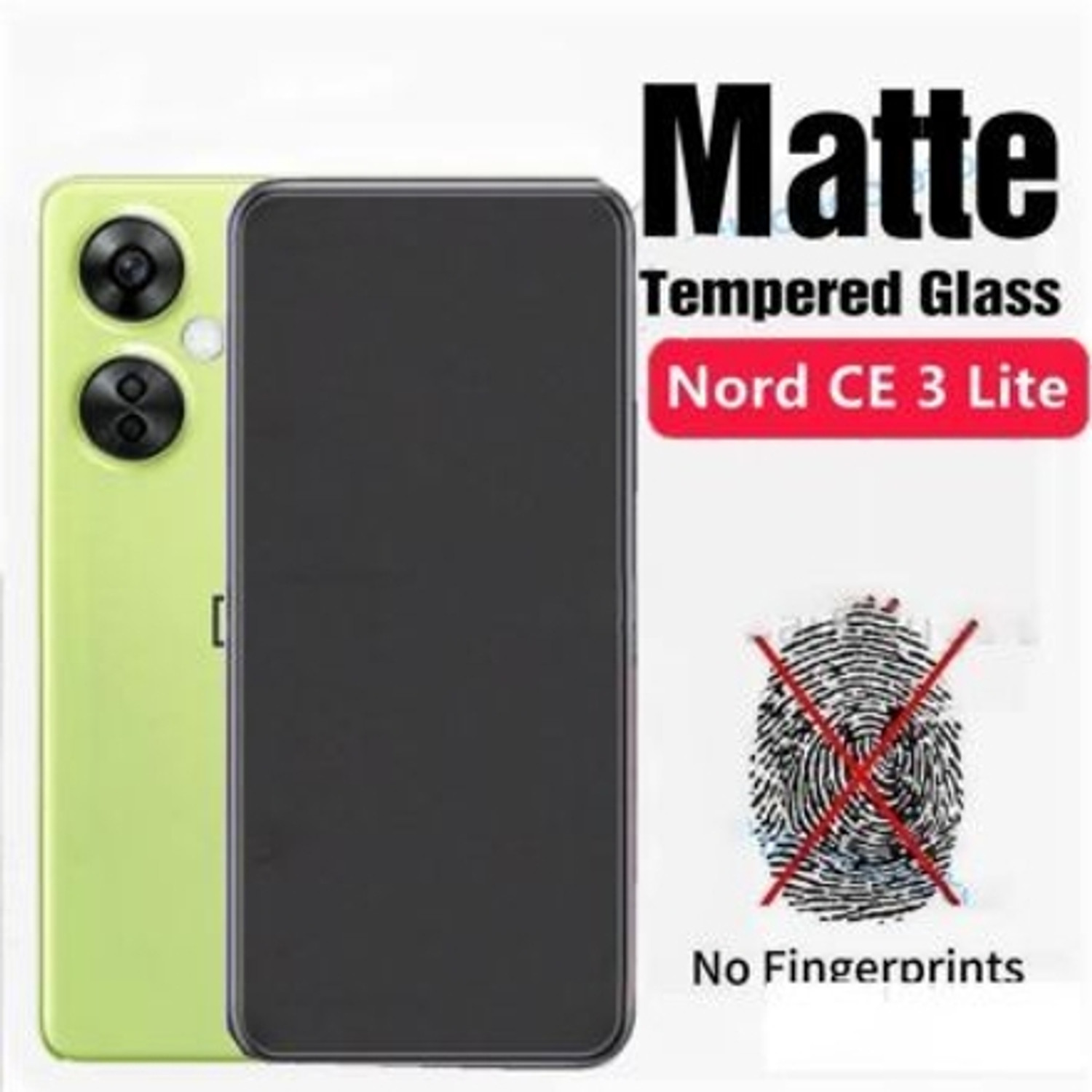 Image of Olonga Edge To Edge Tempered Glass for OnePlus Nord CE 3 Lite 5G