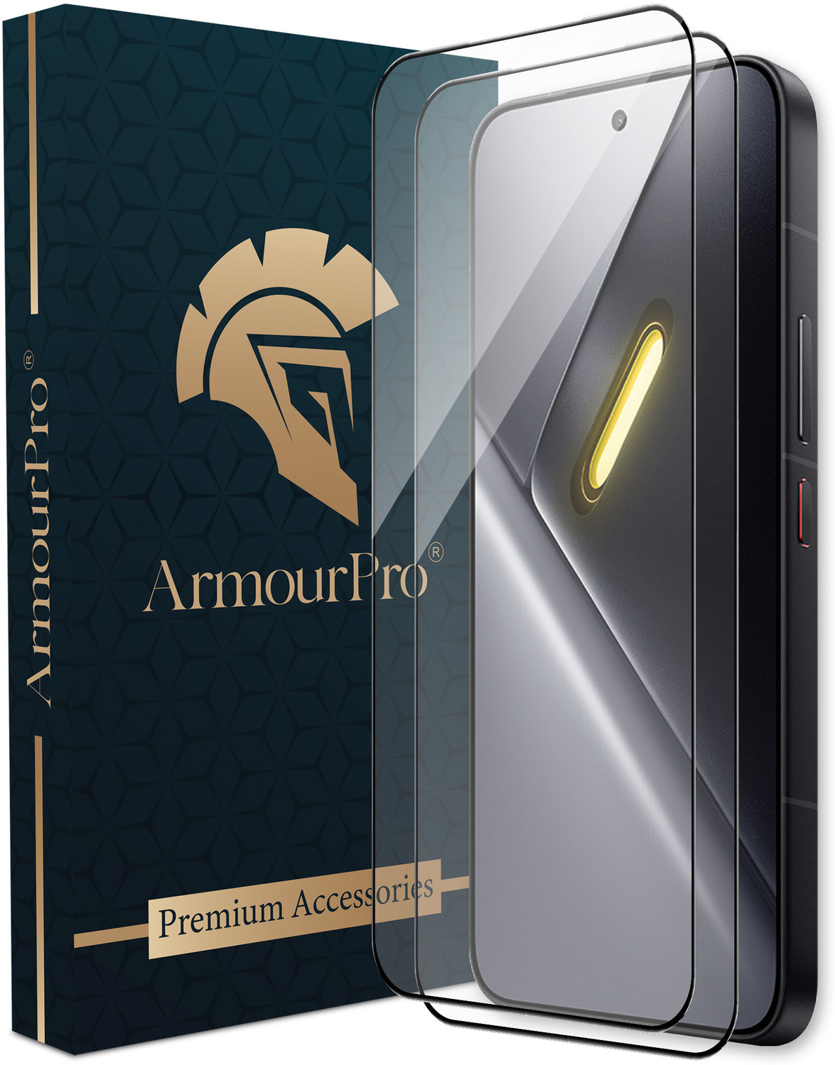 ArmourPro Edge To Edge Tempered Glass for Poco X8 Pro Max 5G, Poco X8 Pro Max