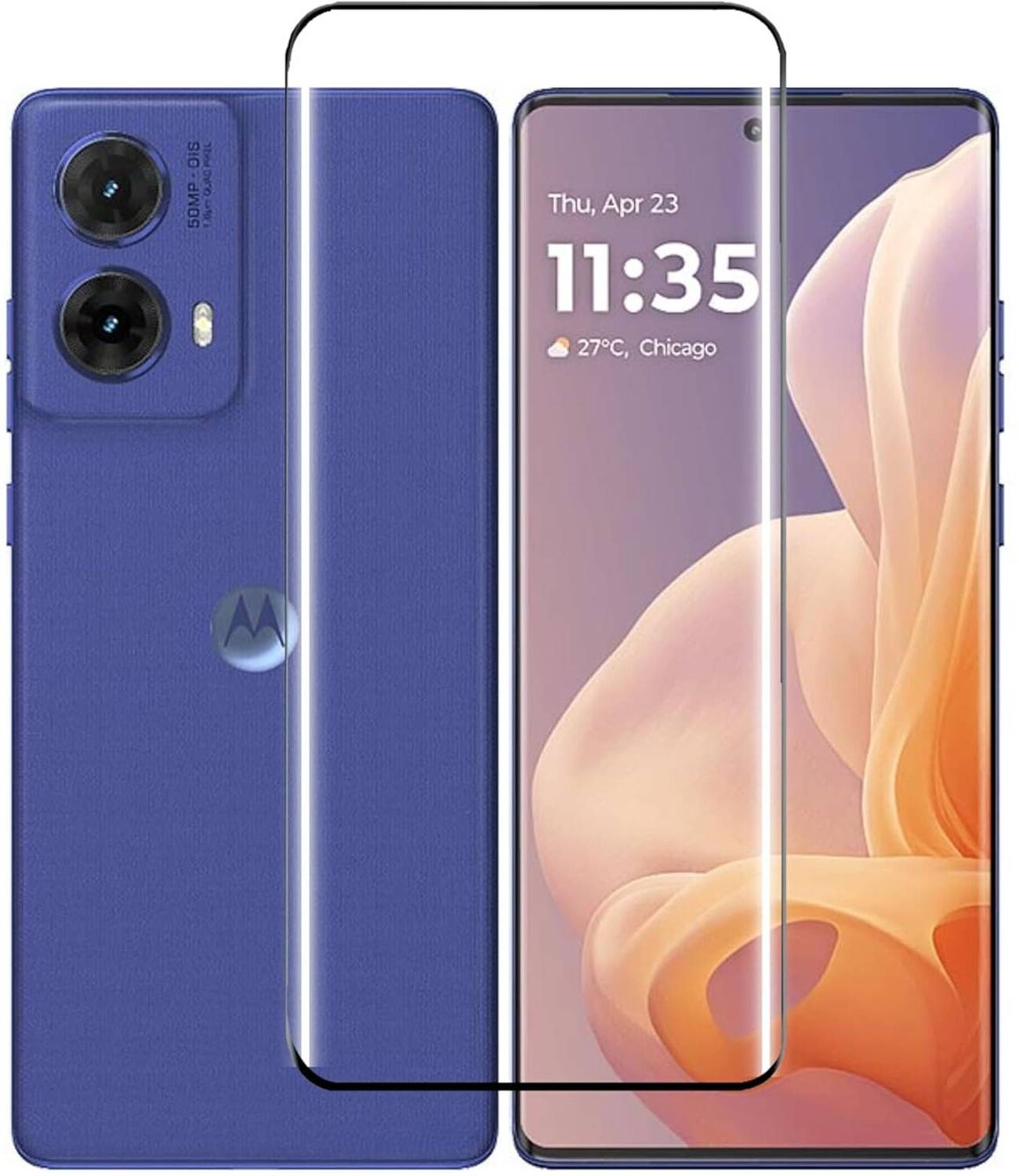 ROYALBASE Edge To Edge Tempered Glass for MOTOROLA G85 5G (Pack o