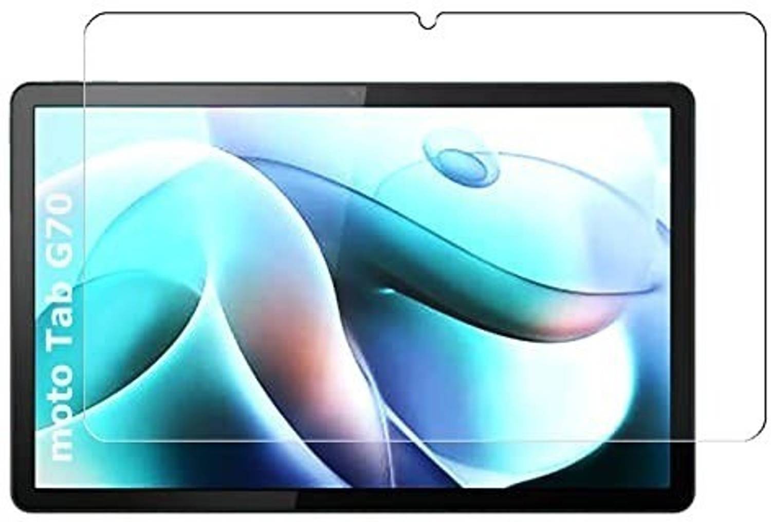 A-Allin1 Edge To Edge Tempered Glass for Motorola Moto Tab G70 11inch, Oleo phobic coating and the 9h hardness
