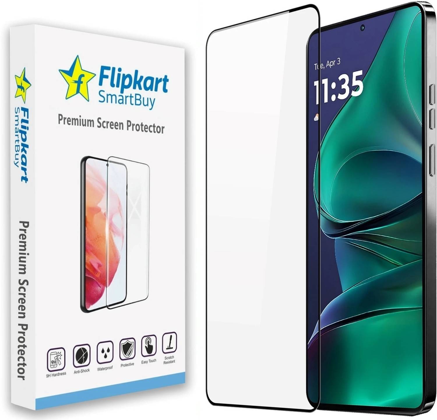 Flipkart SmartBuy Edge To Edge Tempered Glass for MOTOROLA Edge 60 Stylus, with Easy Installation Kit