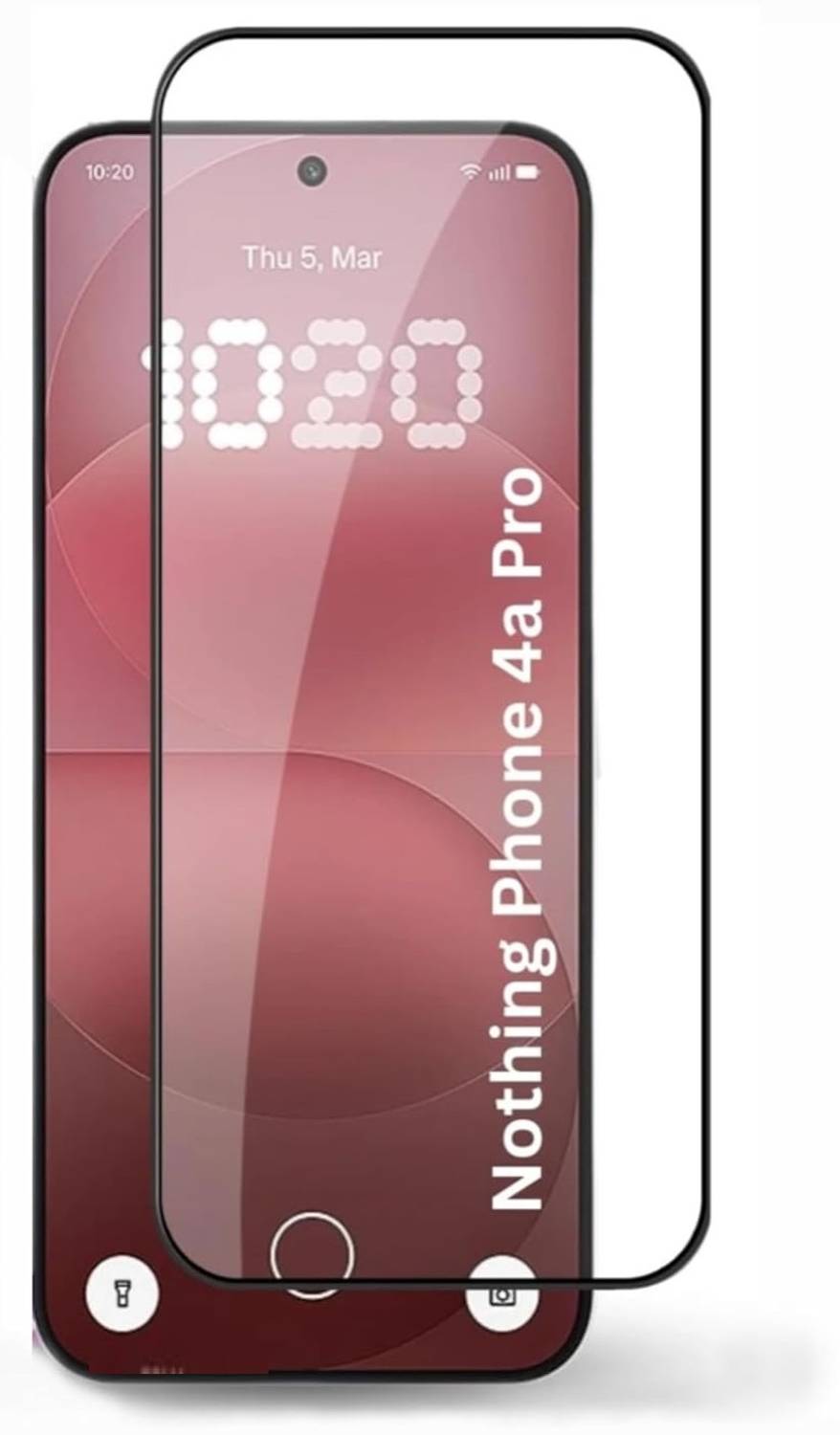 ASVALBUY Edge To Edge Tempered Glass for Nothing Phone (4a) Pro, GLASS